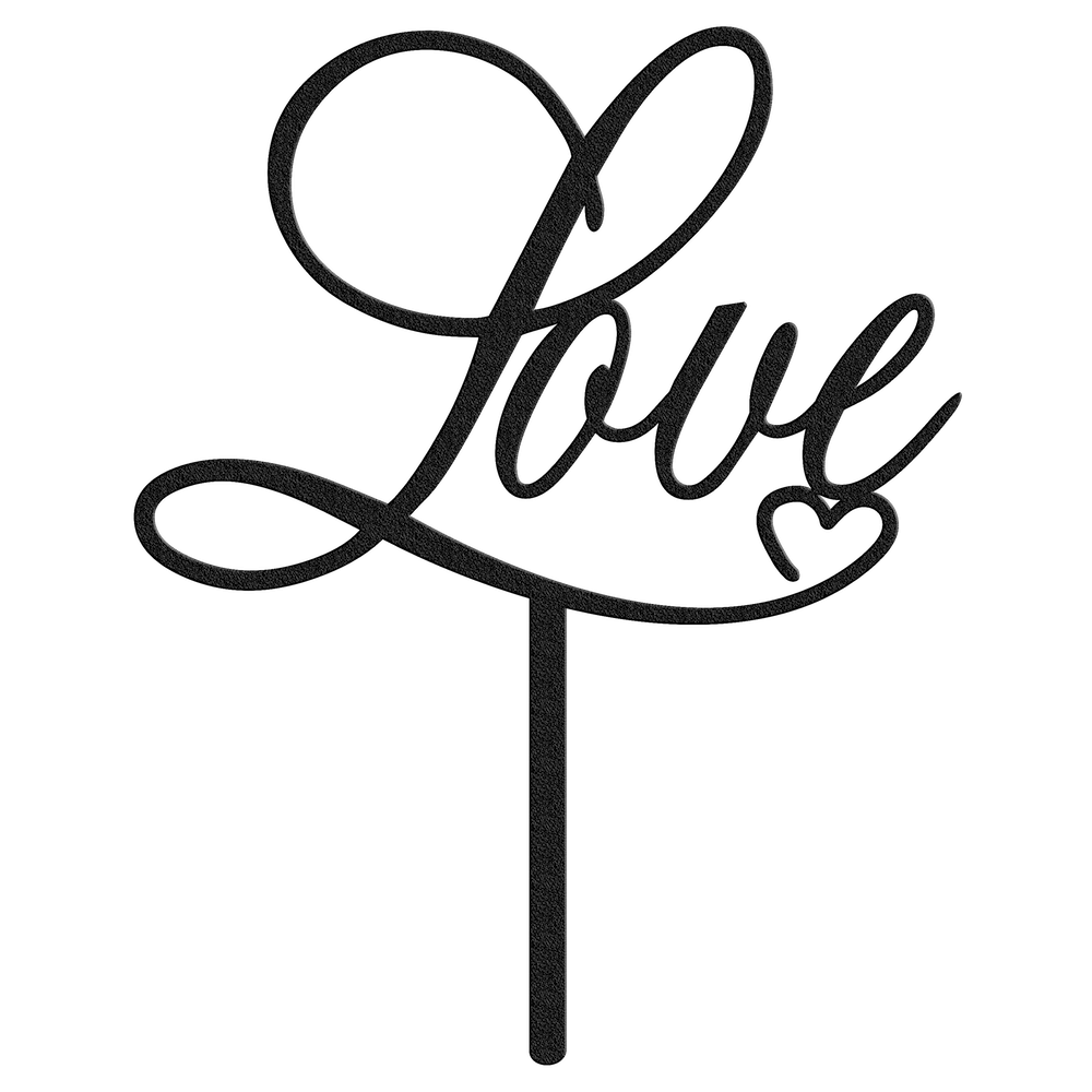 Love Cake Topper Bluewater Decor