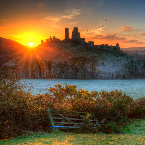 Corfe Castle Romantic Picnic Spot UK