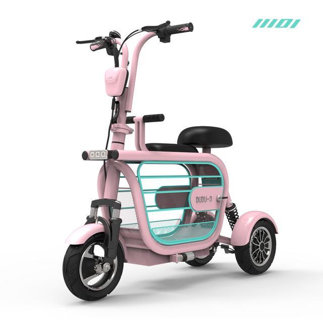 electric scooter with child seat