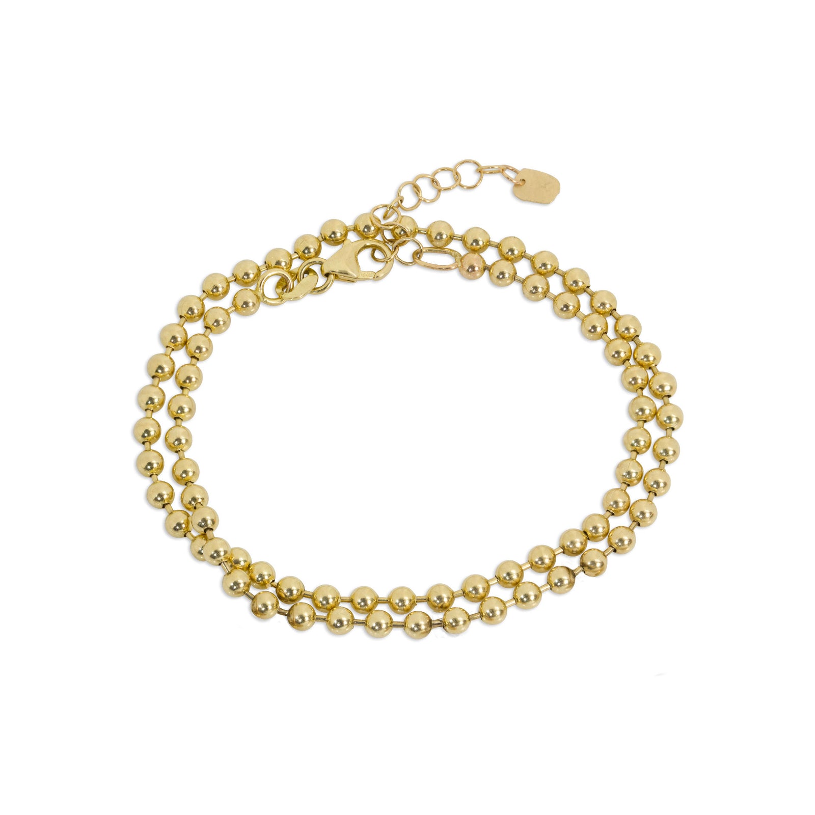 Julez Bryant 14k Gold Ball Chain Bracelet