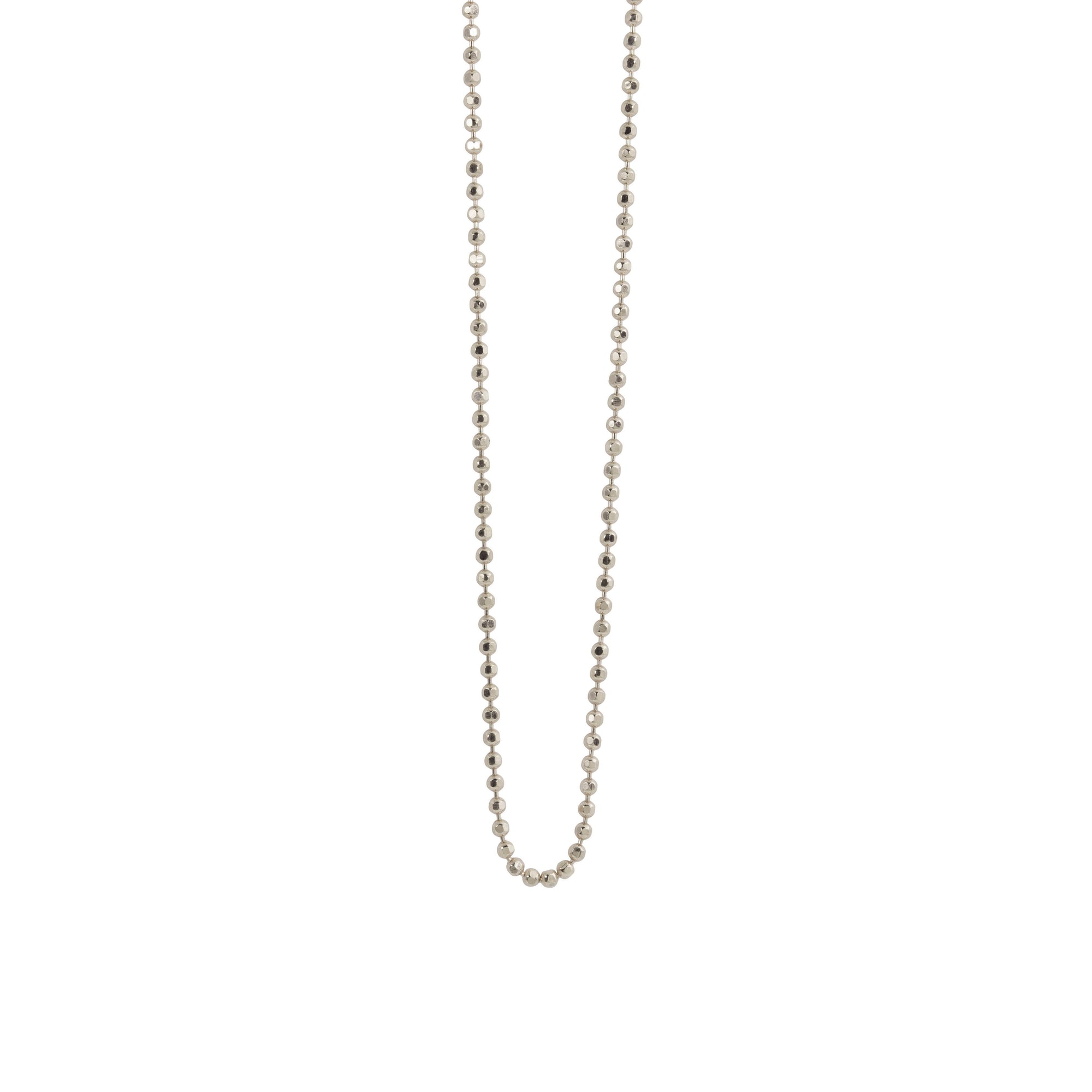 18.5 14k Diamond Ball Chain | Breckenridge Jewelers