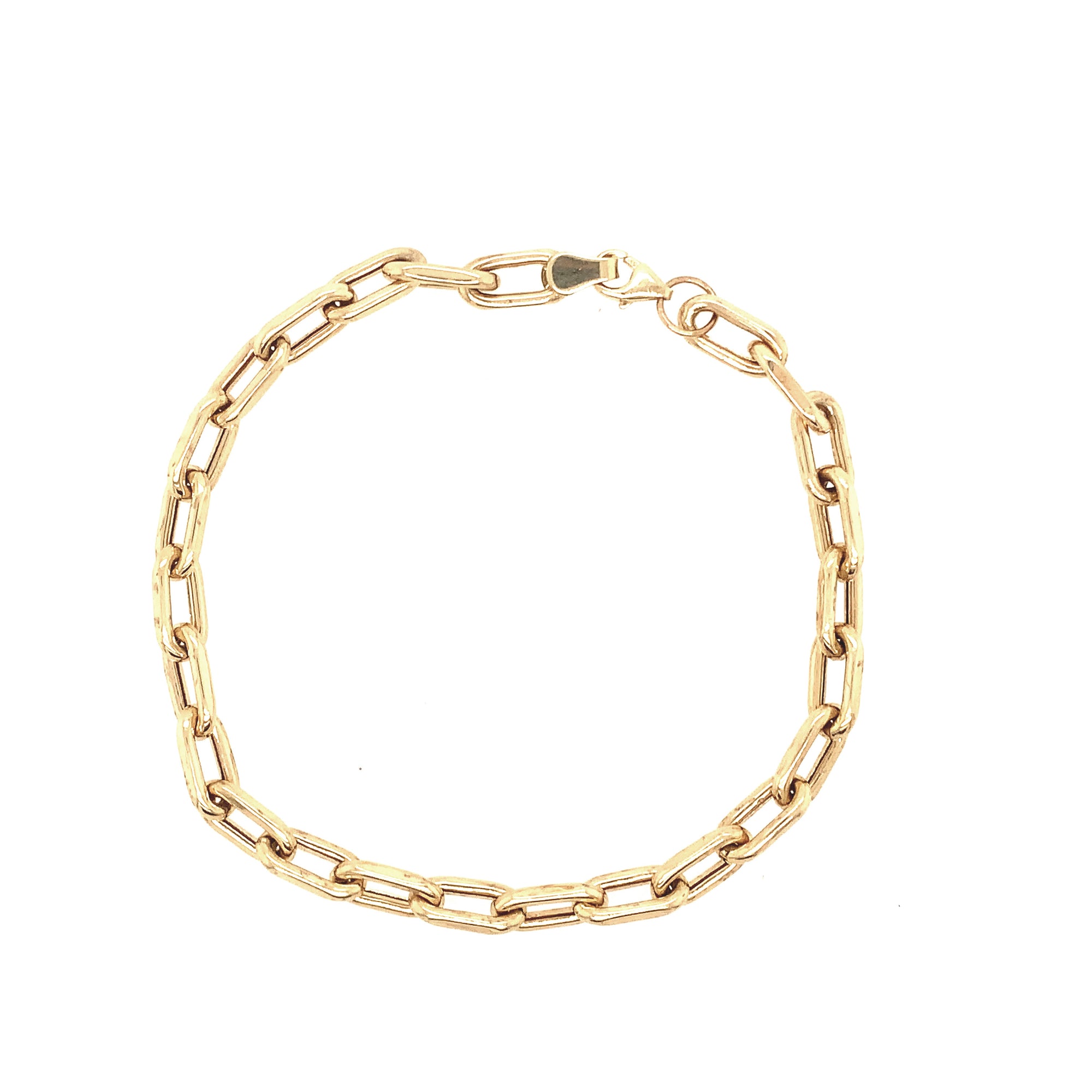 14K Gold Ball & Chain Link Bracelet – Baby Gold