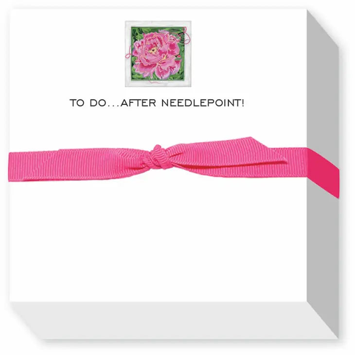 To Do After Needlepoint Chubbie Notepad