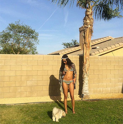 MAYAN AMBER SIGNATURE TRIANGLE TOP & SCRUNCH BIKINI BOTTOM
