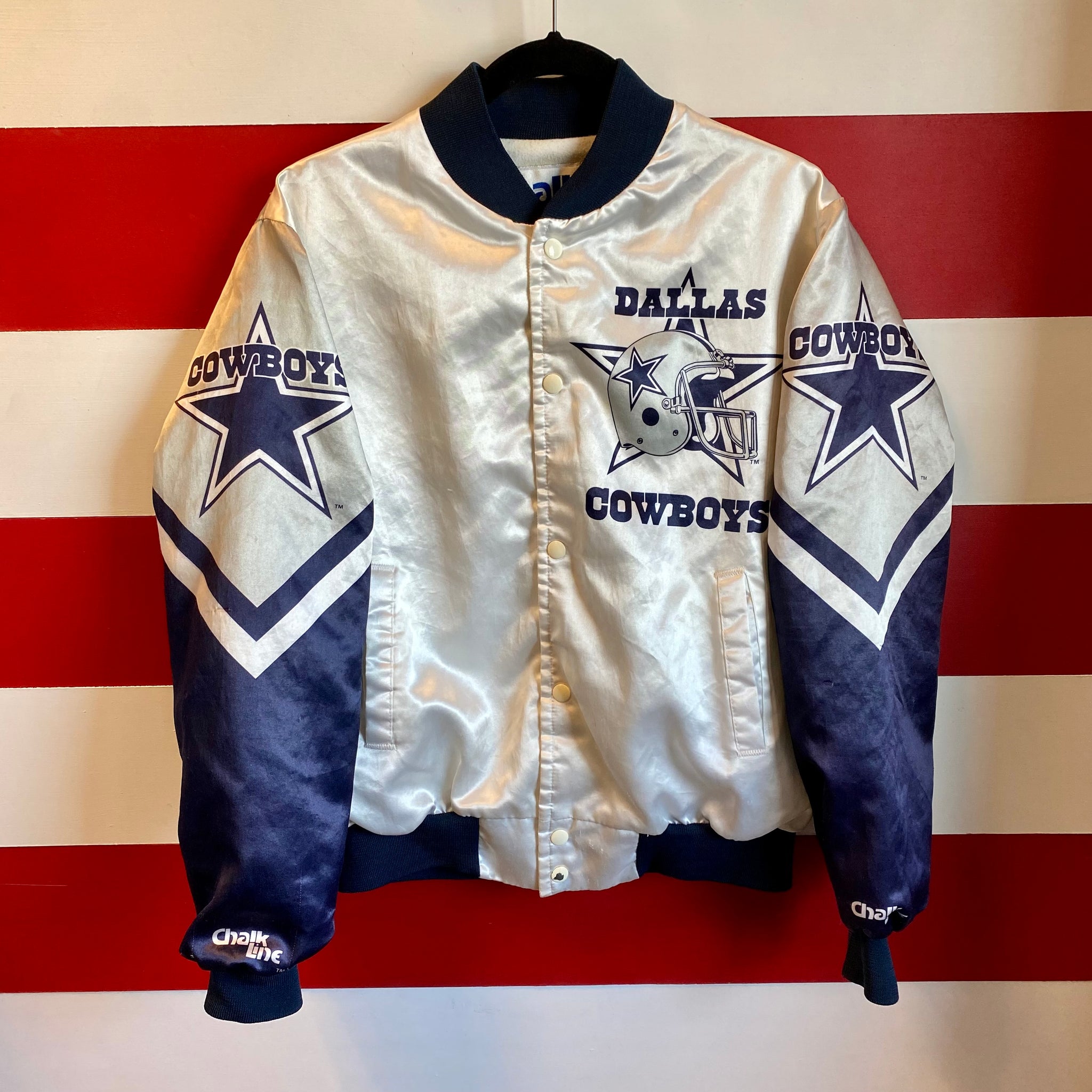 NIKE Team Dallas Cowboys LETTERMAN VARSITY JACKET - Depop