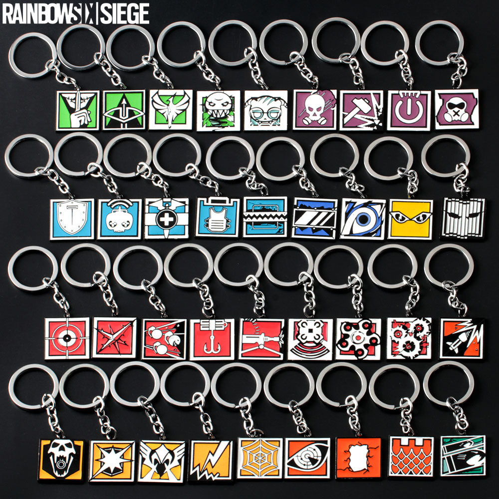 36 Operator Key Chains Rainbow Six Siege Gud Gear Company