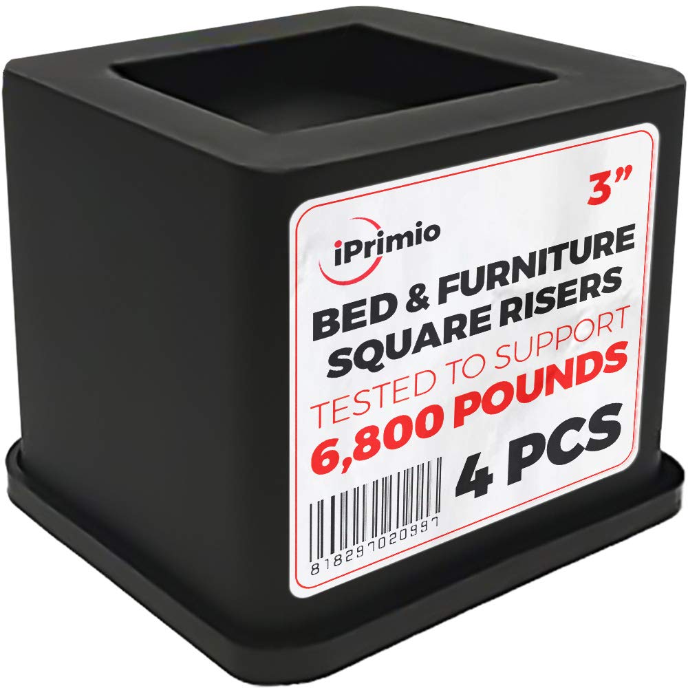 Bed Furniture Risers 3 Inch Size Prevents Damage To Floor Iprimio