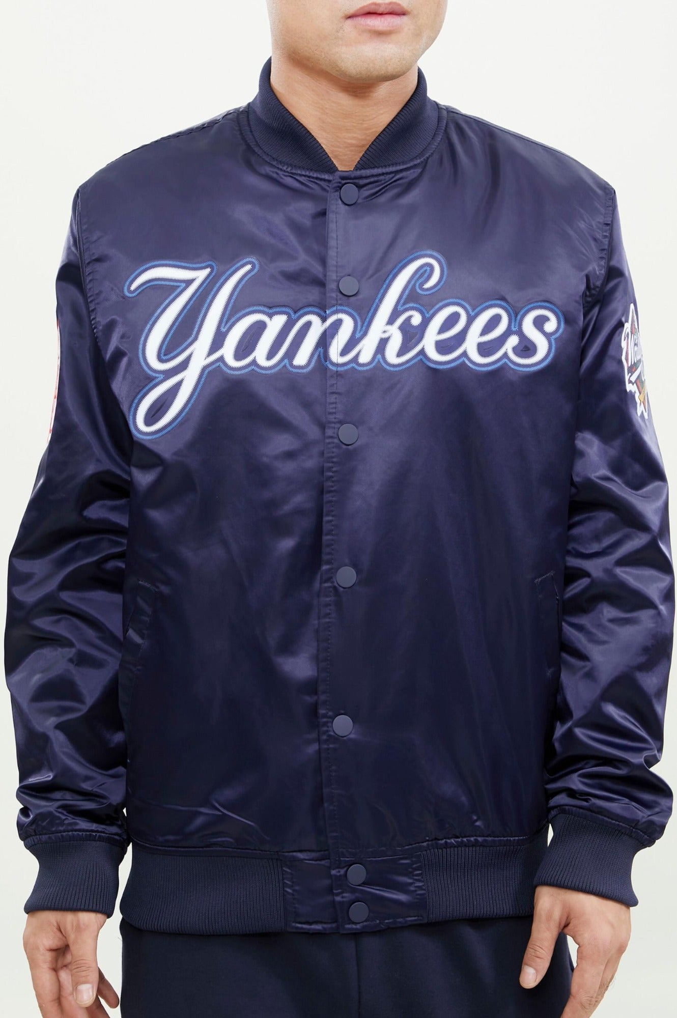 satin yankees jacket