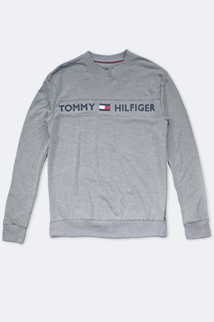 tommy hilfiger men's everest logo sweatshirt