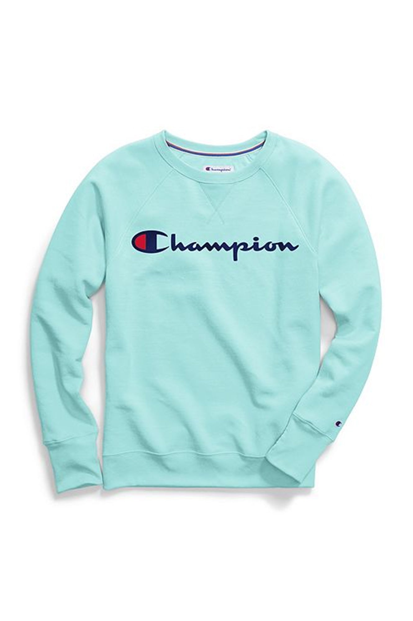 women's champion powerblend fleece boyfriend crew sweatshirt