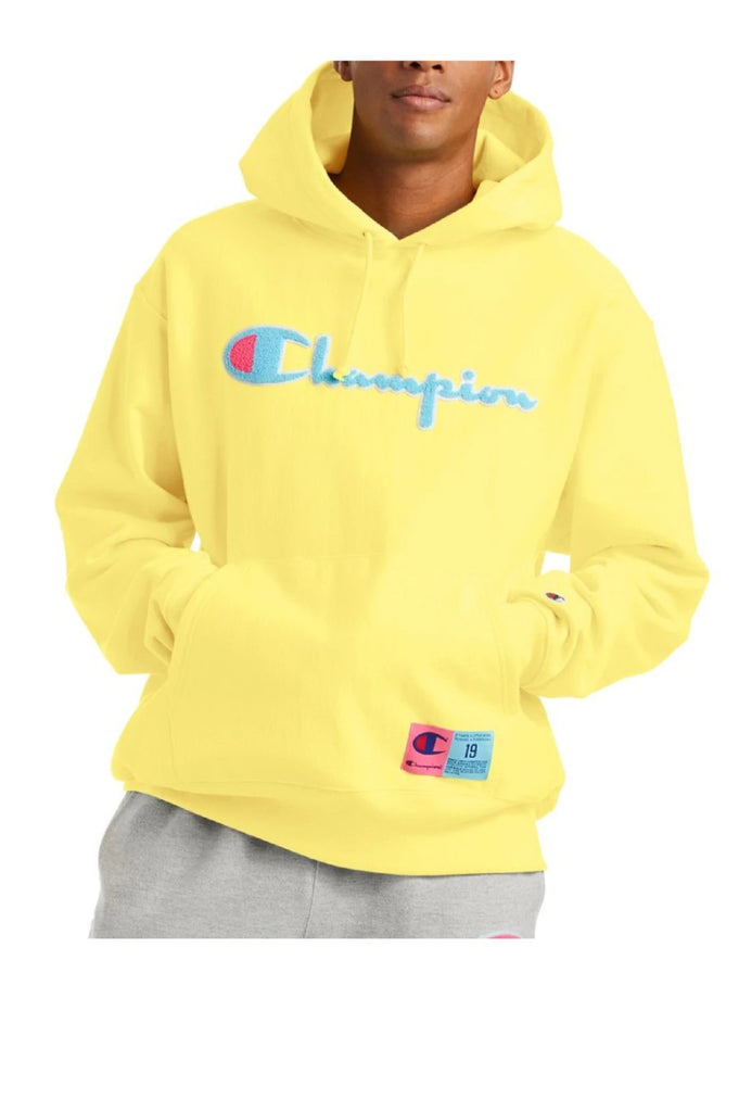 champion men's retro graphic hoodie
