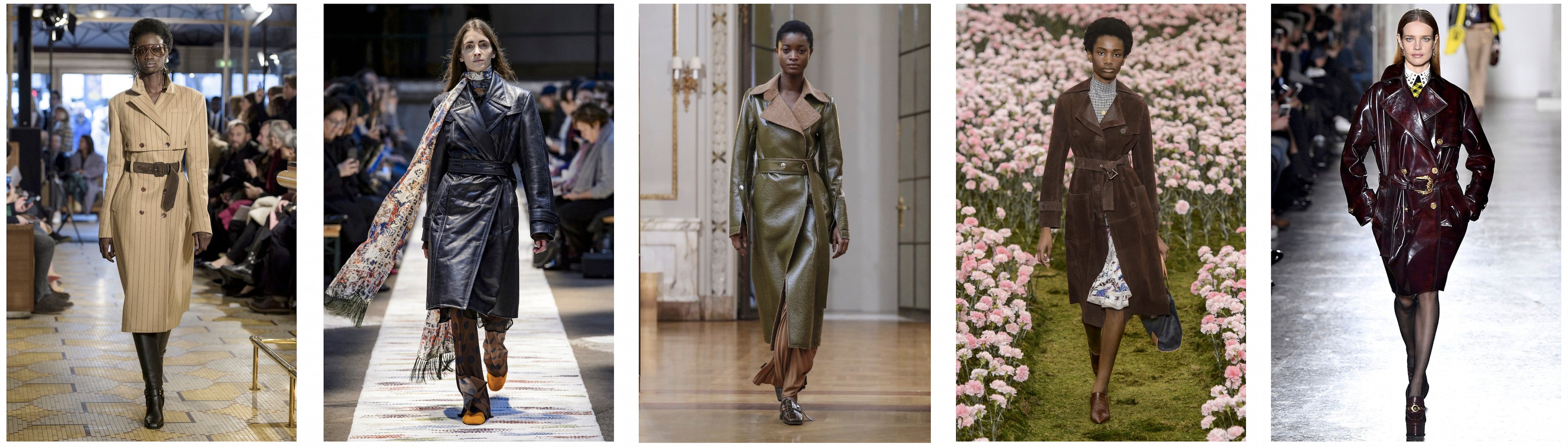 womens trench coats by Altazurra, Acne Studios, Victoria Beckham, Tory Burch, Versace