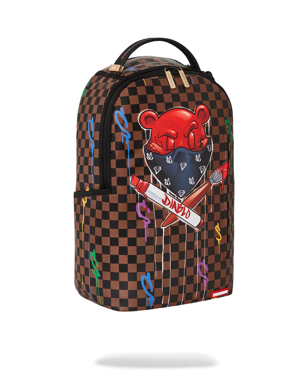 Sprayground Diablo Villain Brown Backpack