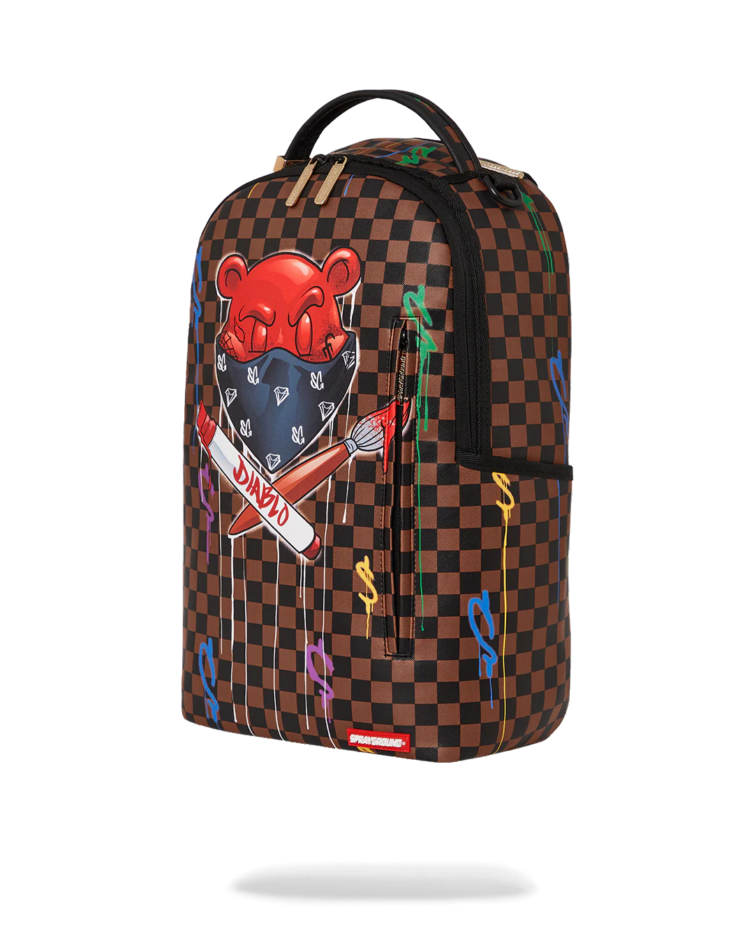 Sprayground Diablo Villain Brown Backpack