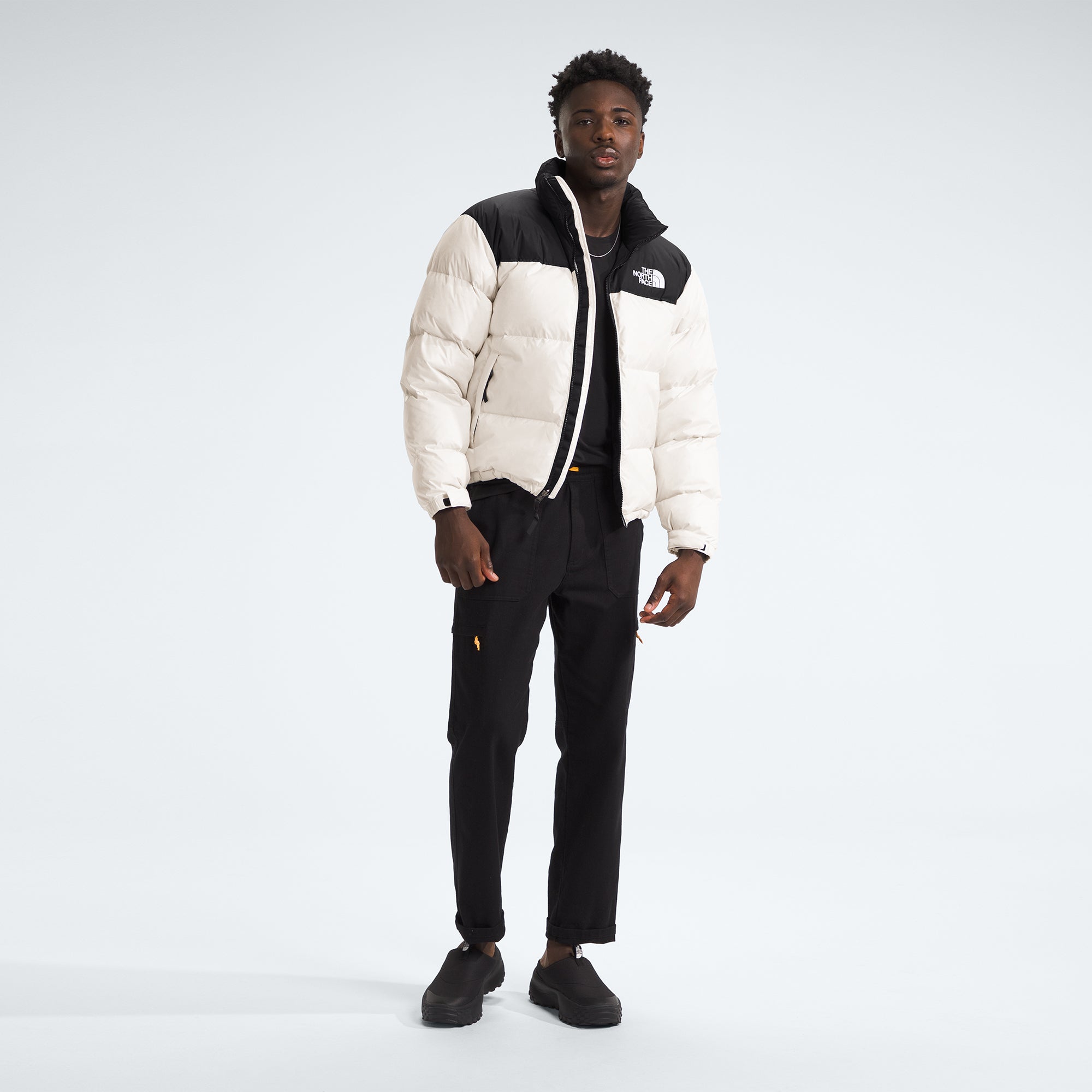 Men s The North Face 1996 Retro Nuptse Jacket White Dune NF0A3C8DQLI 08