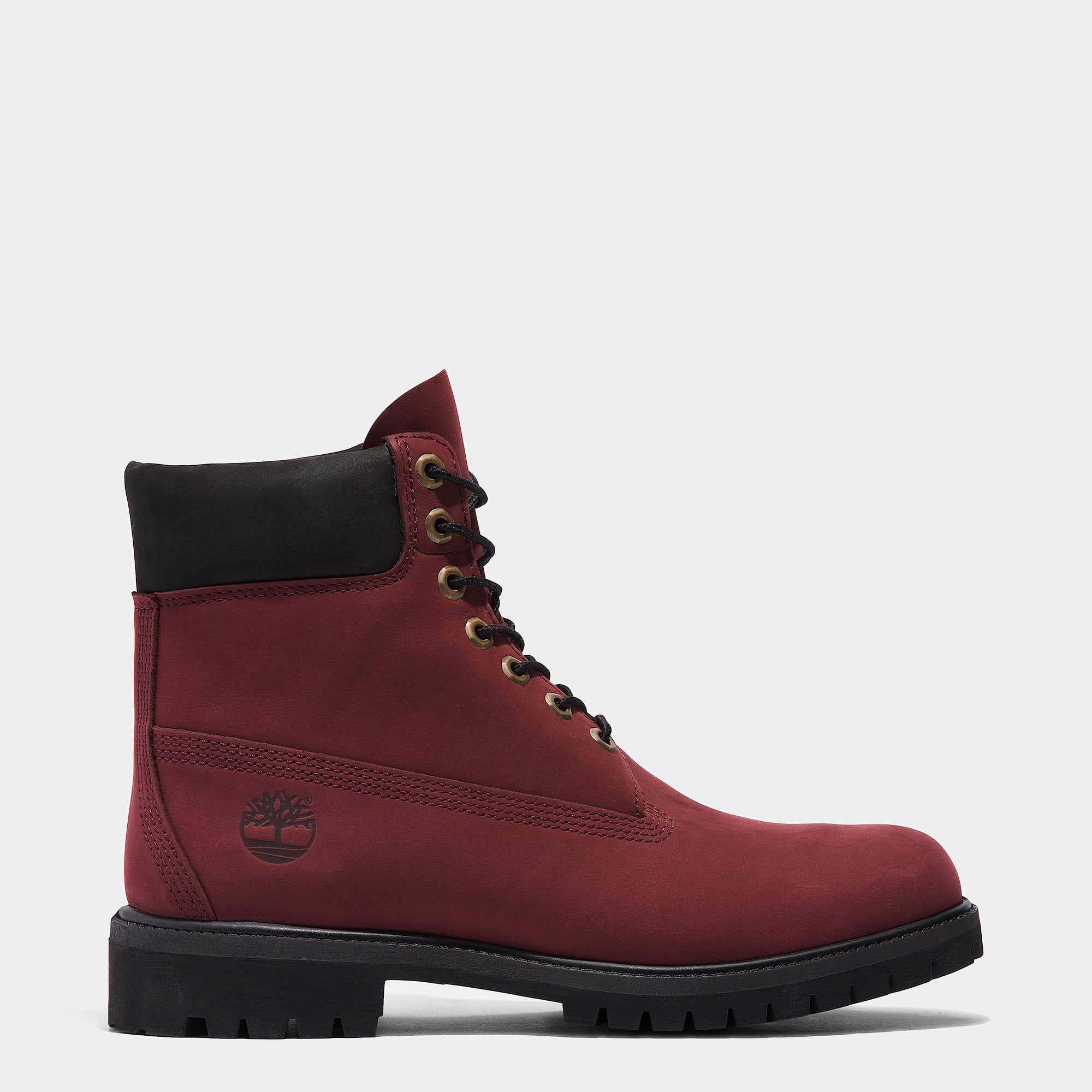 Men s Timberland Premium 6 Inch Waterproof Boot Burgundy Nubuck TB0A5VB5C60 01