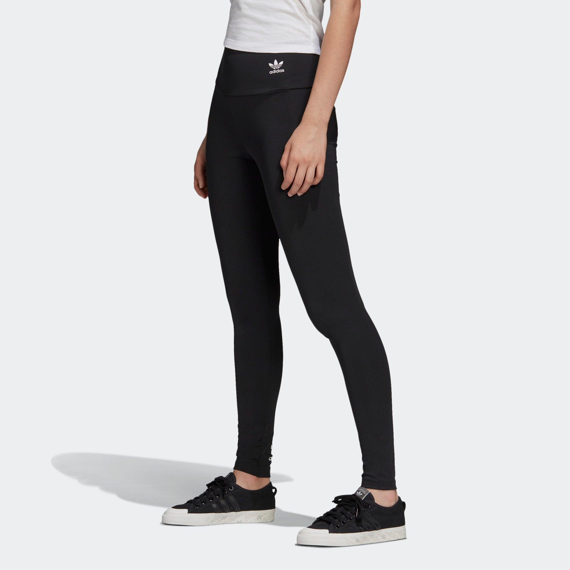 niettemin sarcoom breed adidas Adicolor Leggings Black | Chicago City Sports