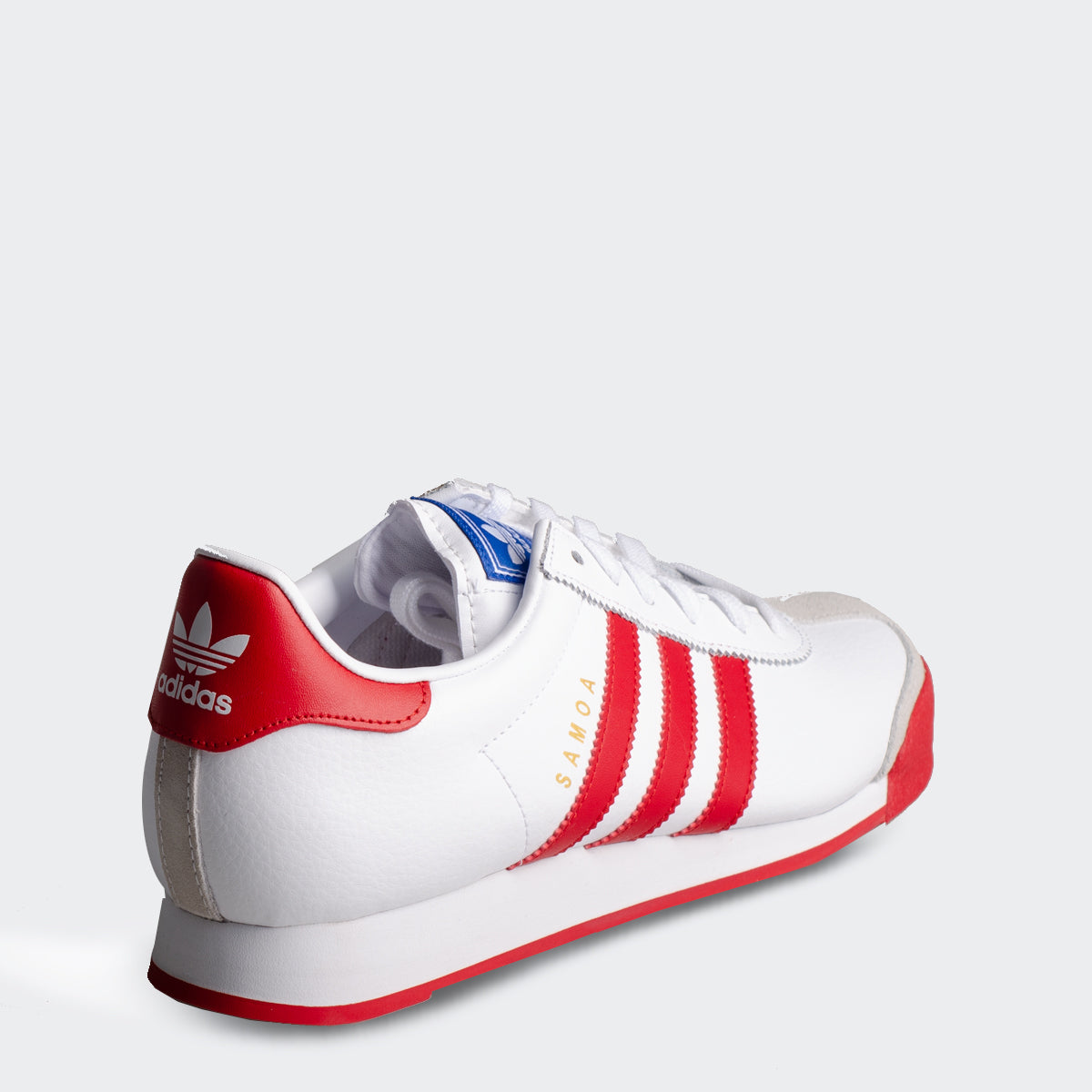 white adidas samoa