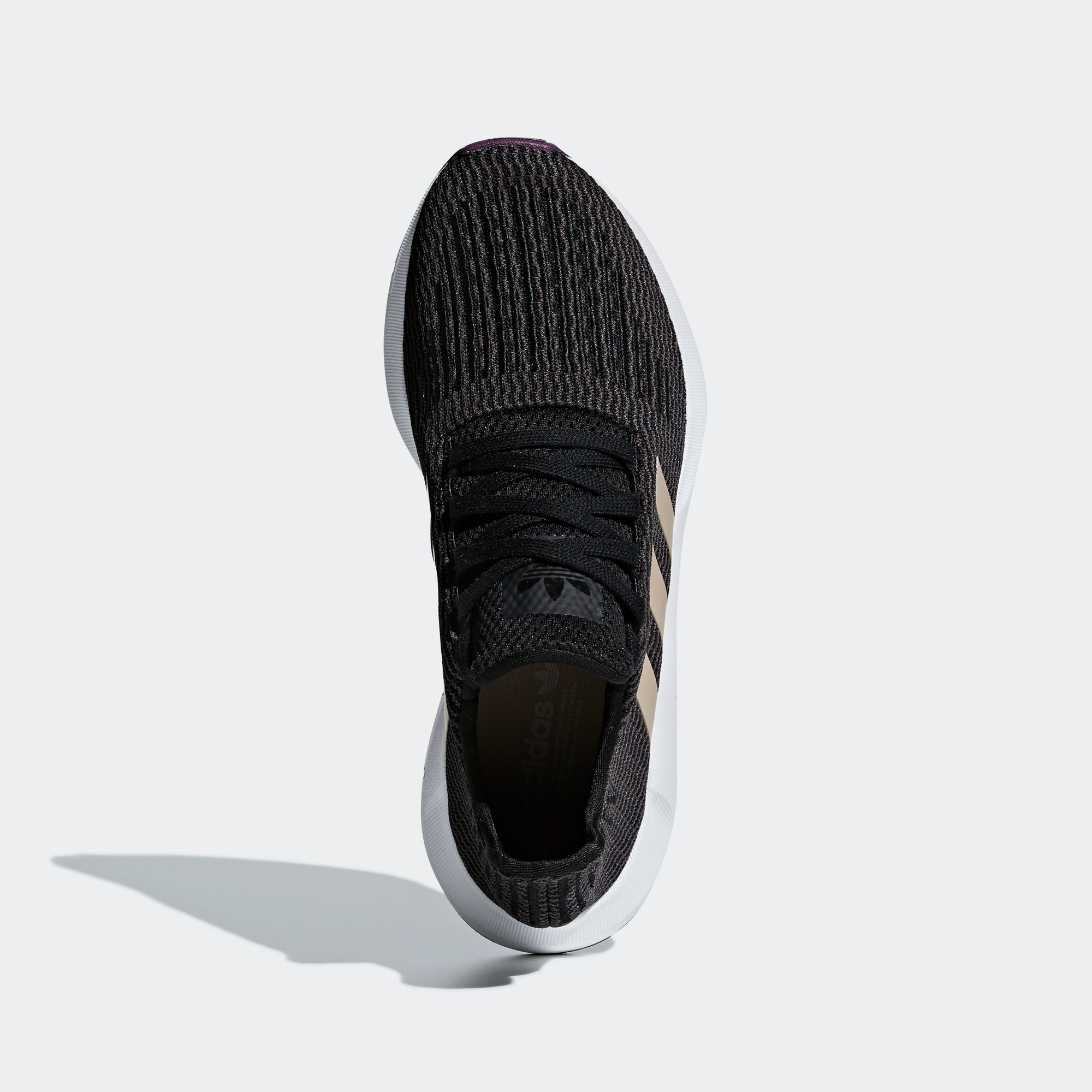 adidas swift run core black & ash pearl womens shoes