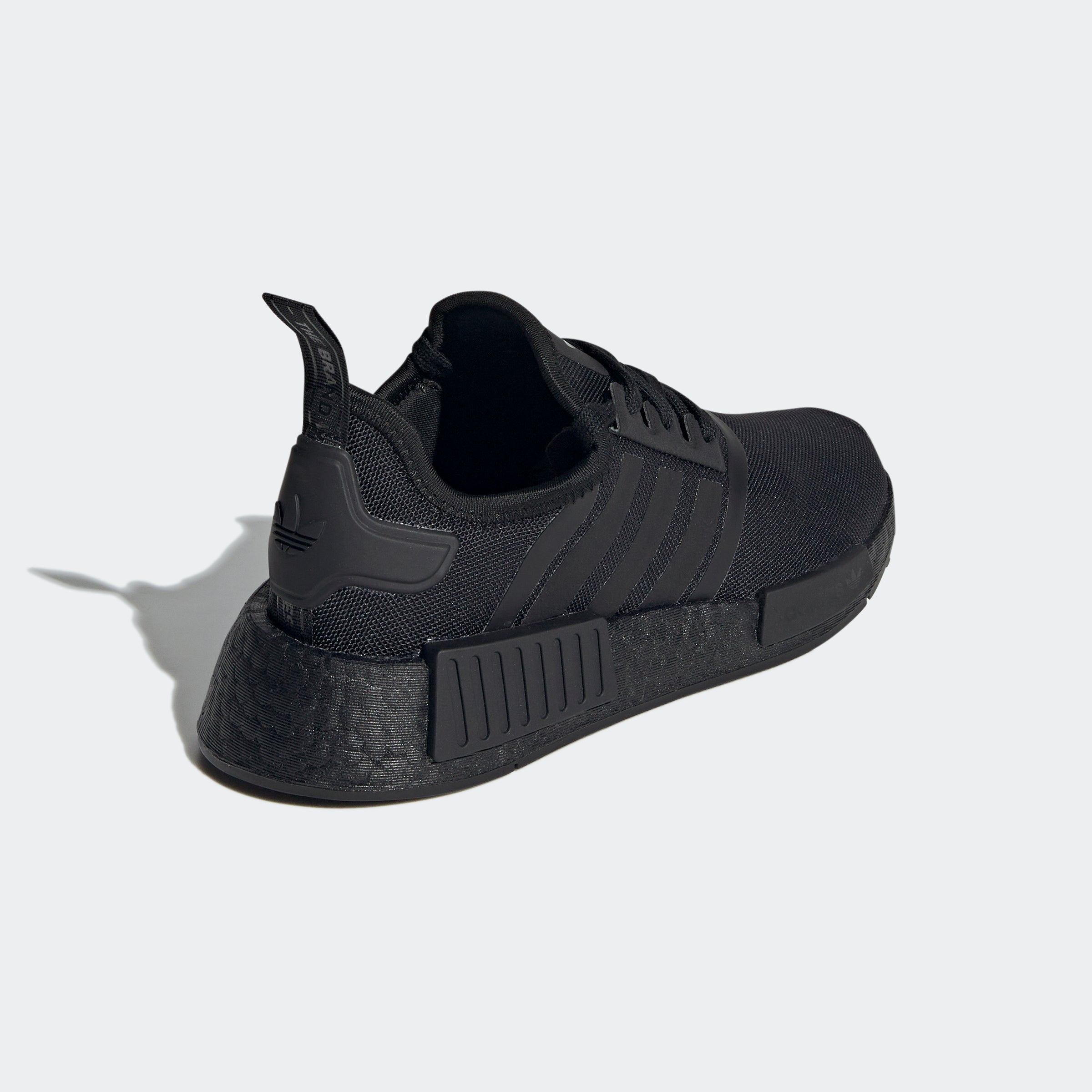 Big Kids adidas Originals NMD_R1 Shoes Triple Black