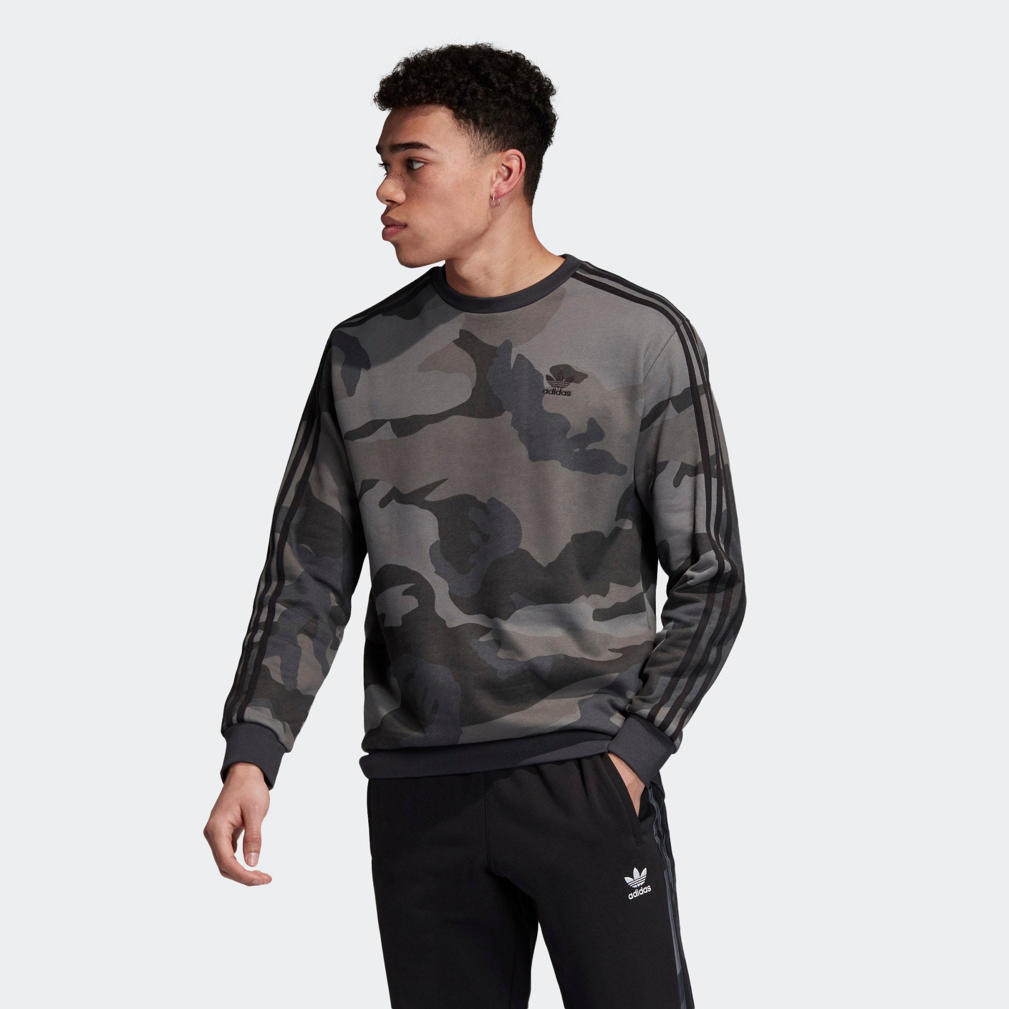 adidas camo crew sweatshirt