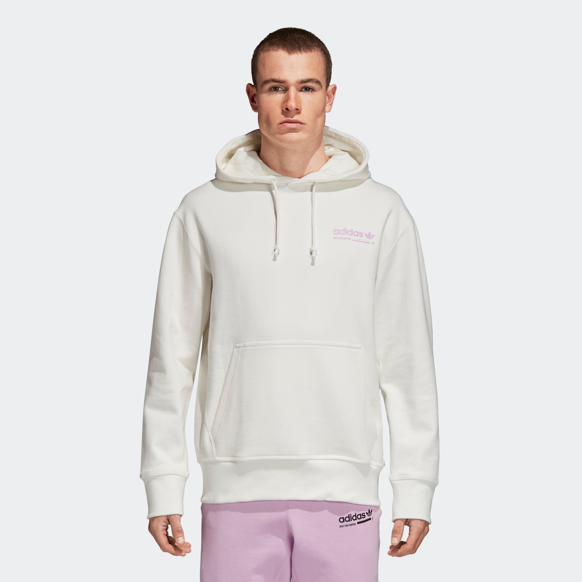 white mens adidas hoodie