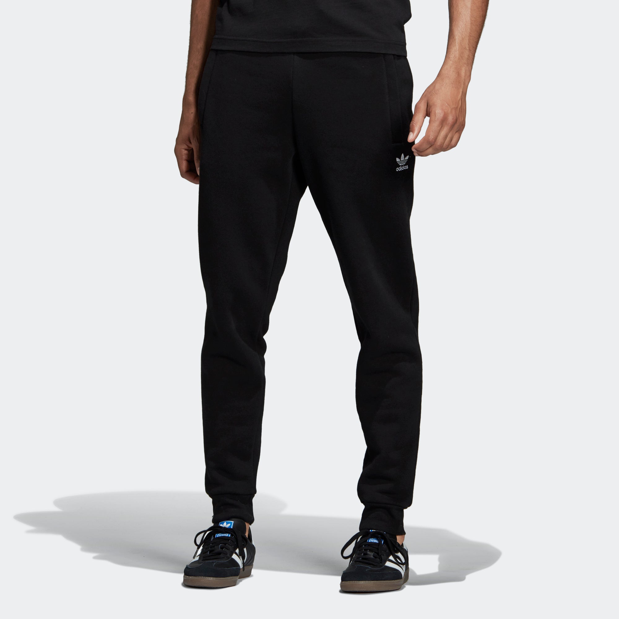 adidas originals fleece slim pants