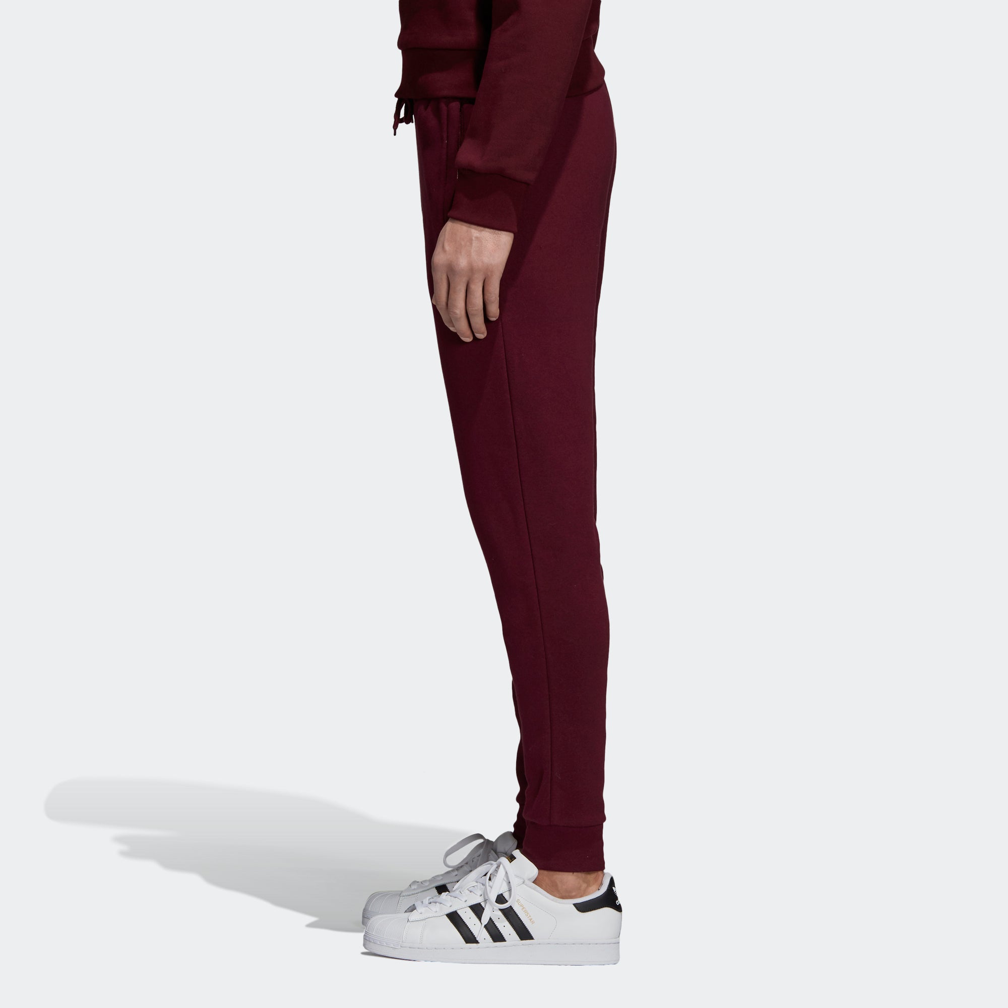 adidas Fleece Slim Pants Maroon DN8081 