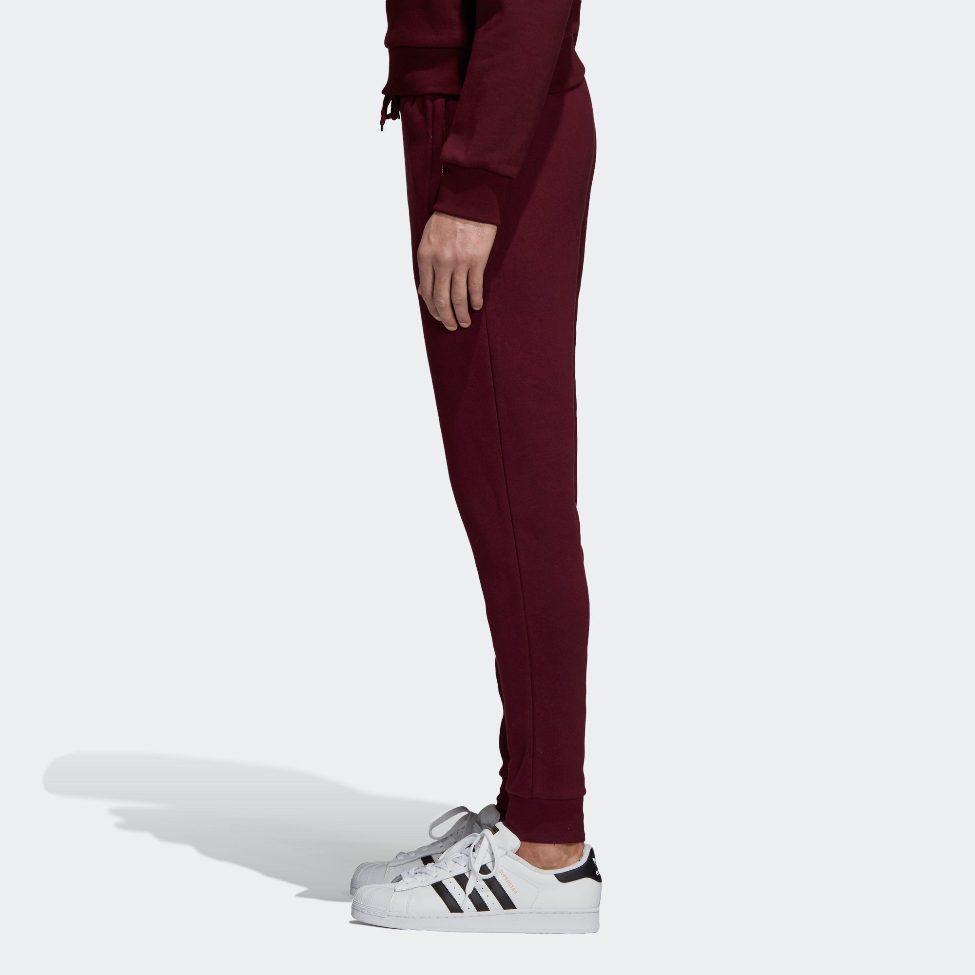 adidas slim fleece pants