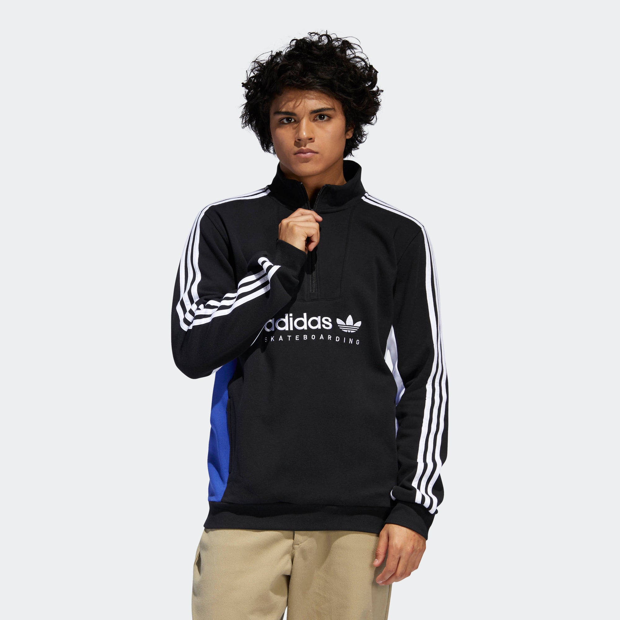 adidas originals apian pullover half zip sweatshirt