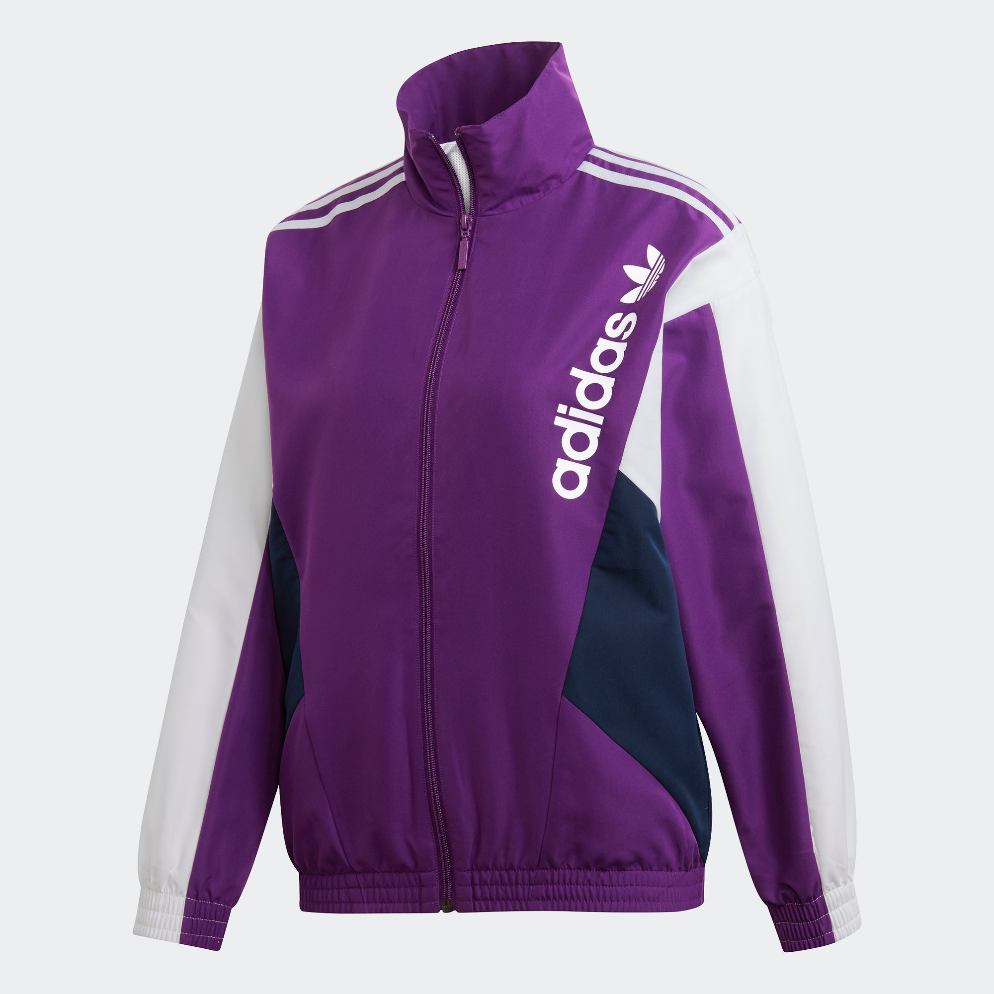 adidas purple jacket womens