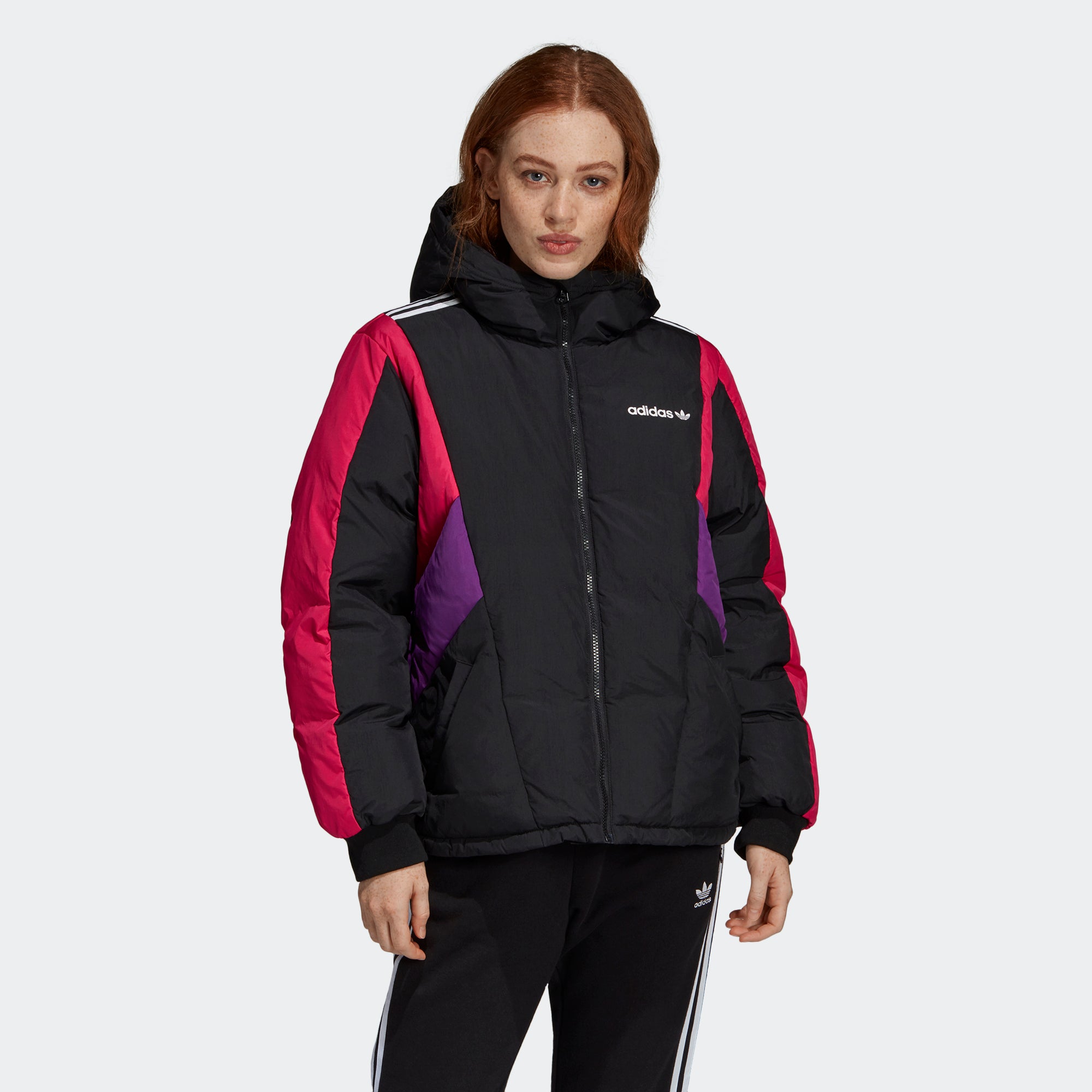 adidas originals short down filled jacket