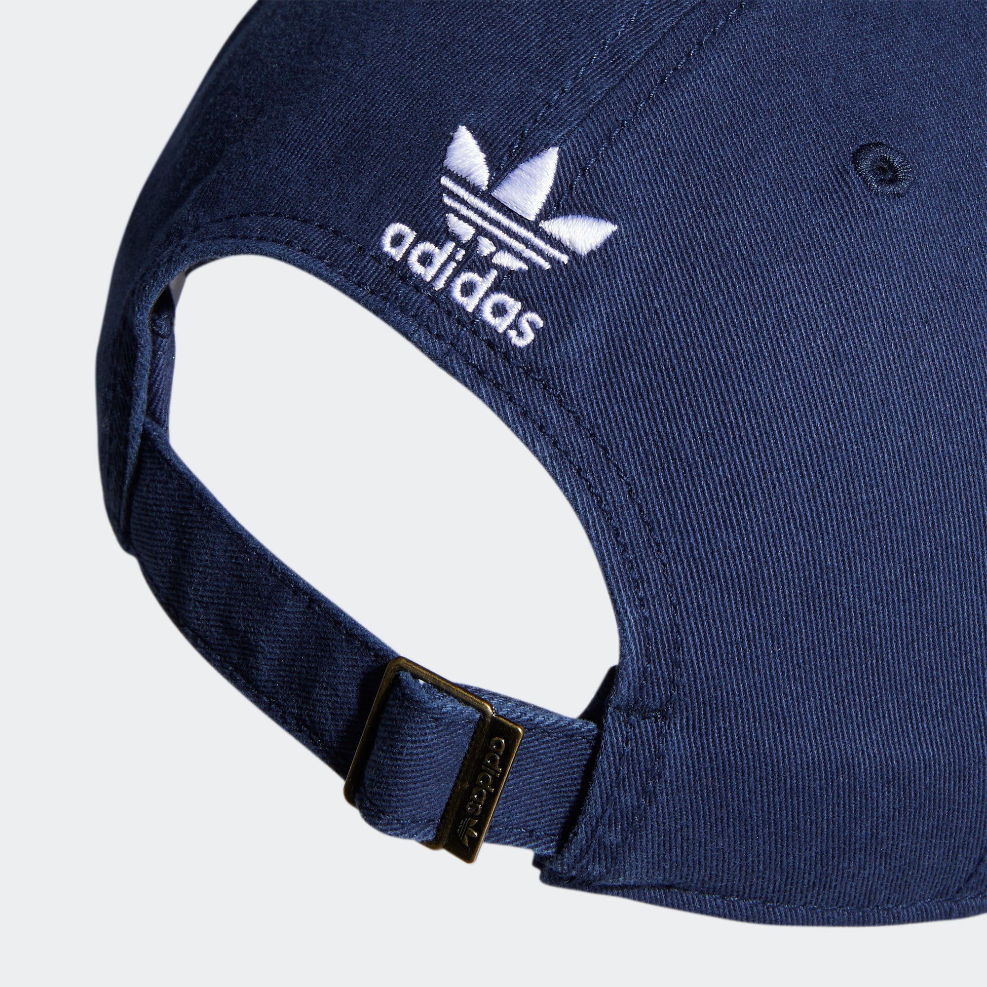 Men s adidas Originals Relaxed Strap-Back Hat Dark Blue
