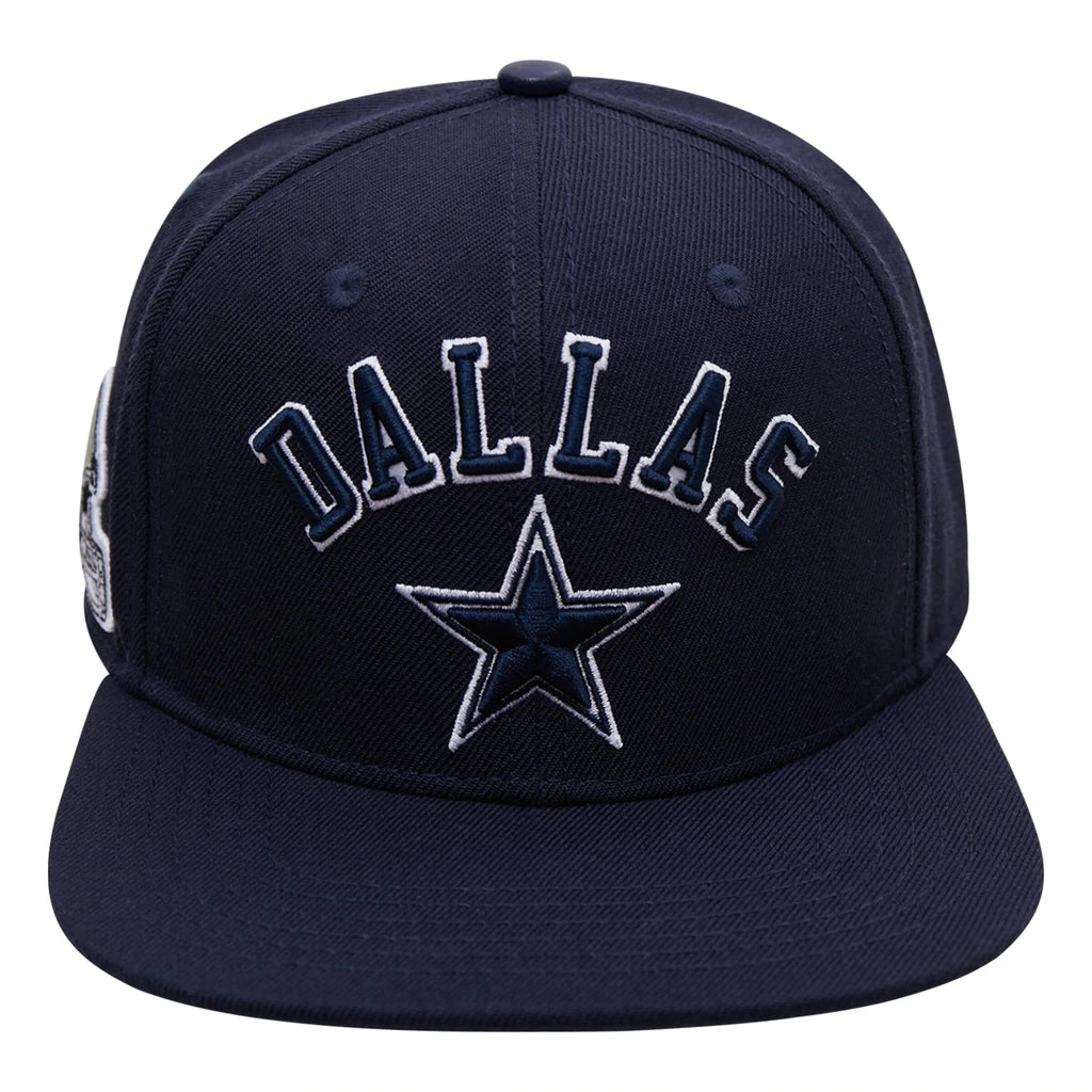 Pro Standard Cowboys Stacked Logo Snapback Hat | Chicago City Sports