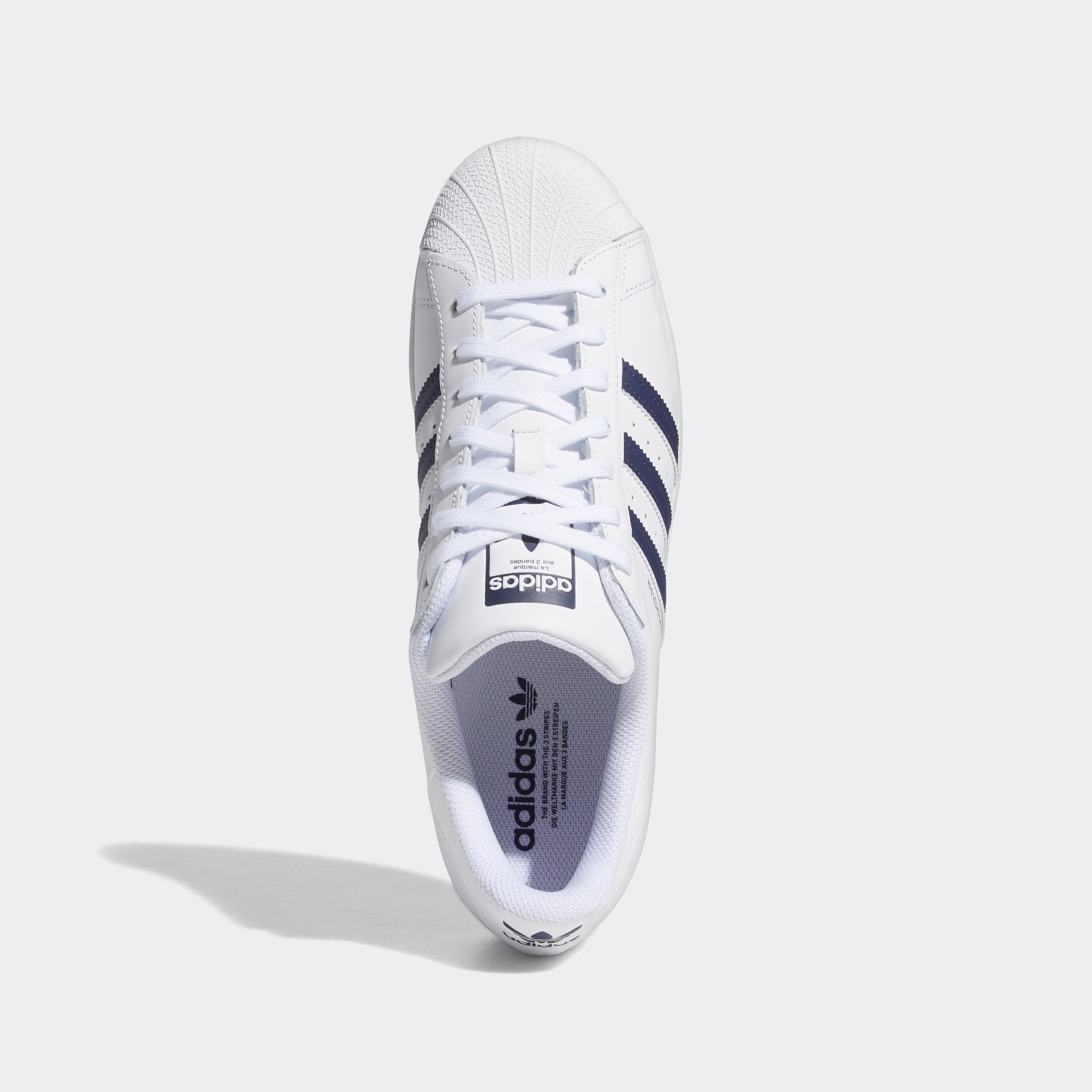 adidas Superstar Shoes Black White Navy GX6320 Chicago City Sports