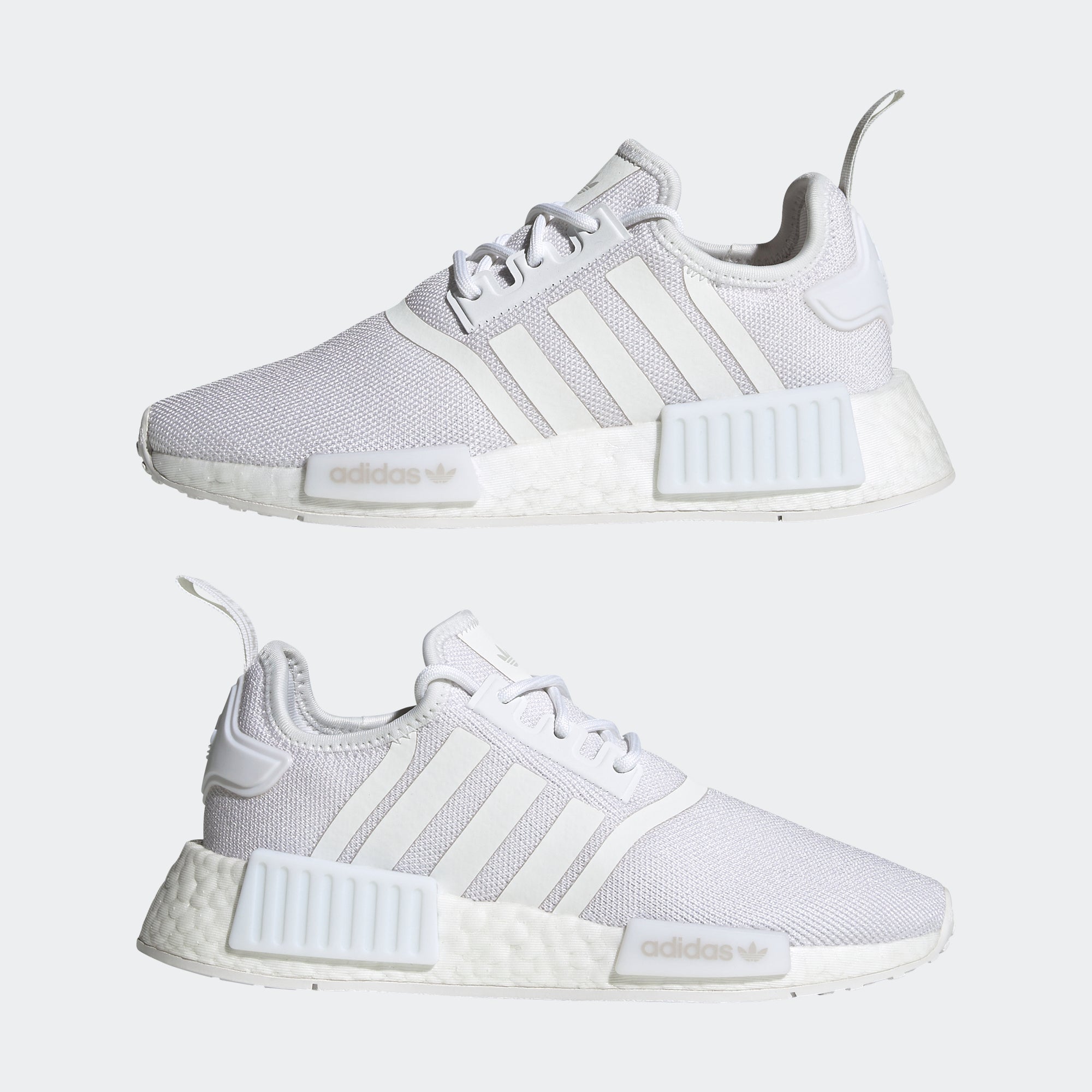 Big Kids’ adidas Originals NMD_R1 Refined Shoes White