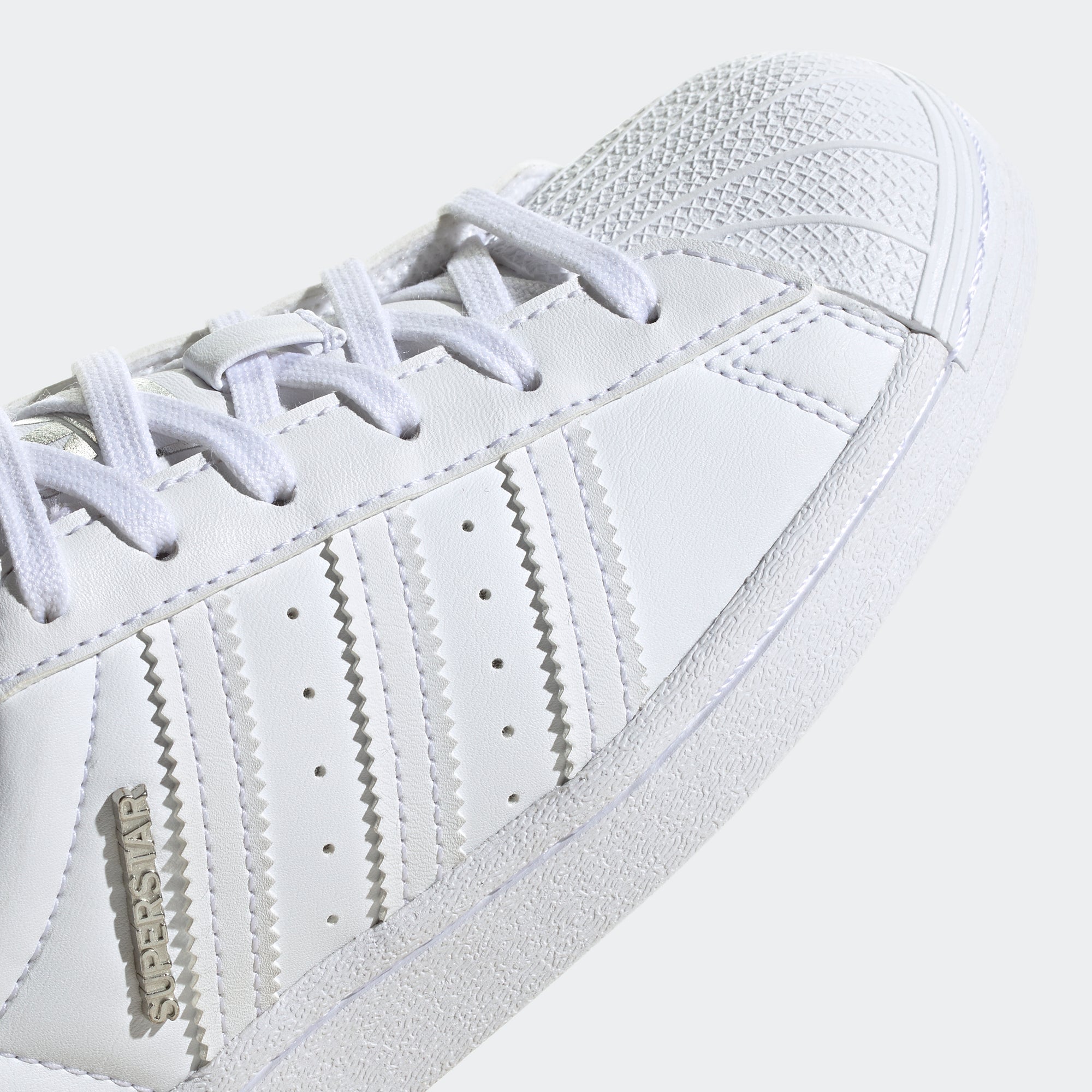 Kids’ adidas Originals Superstar Shoes White Silver