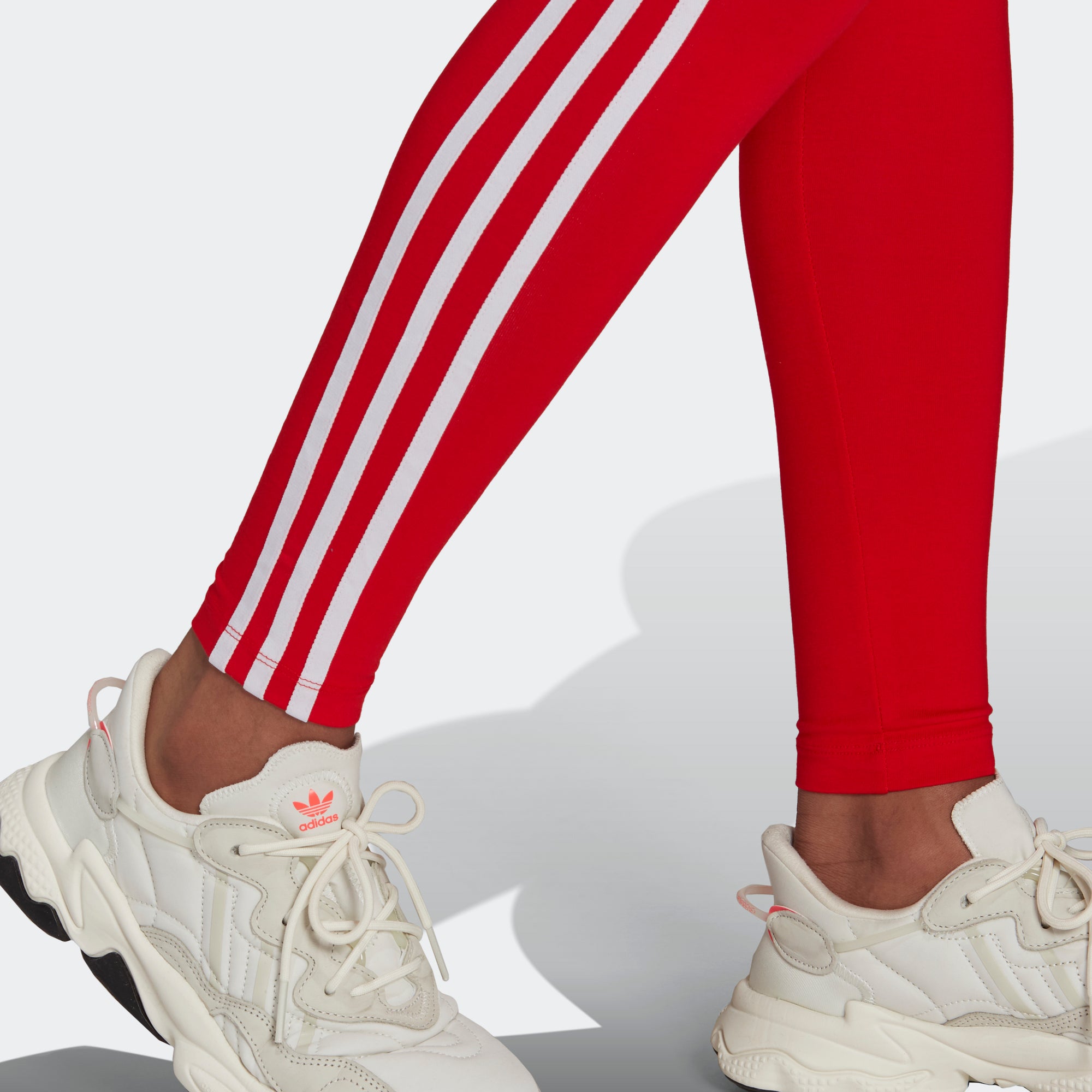 Women s adidas Originals Adicolor Classics 3-Stripes Leggings Red