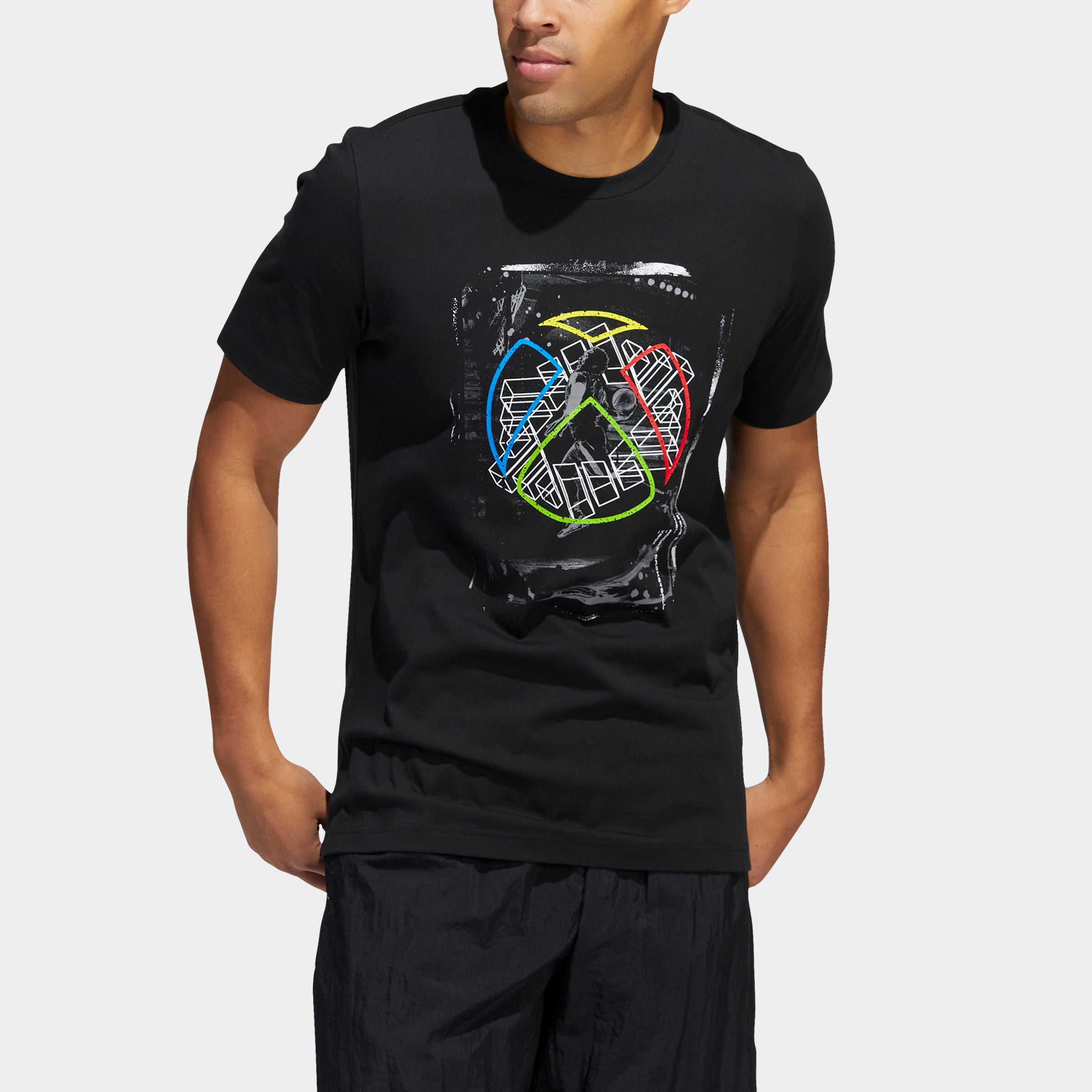 Men's adidas Basketball Donovan Mitchell X XBox Tee Black