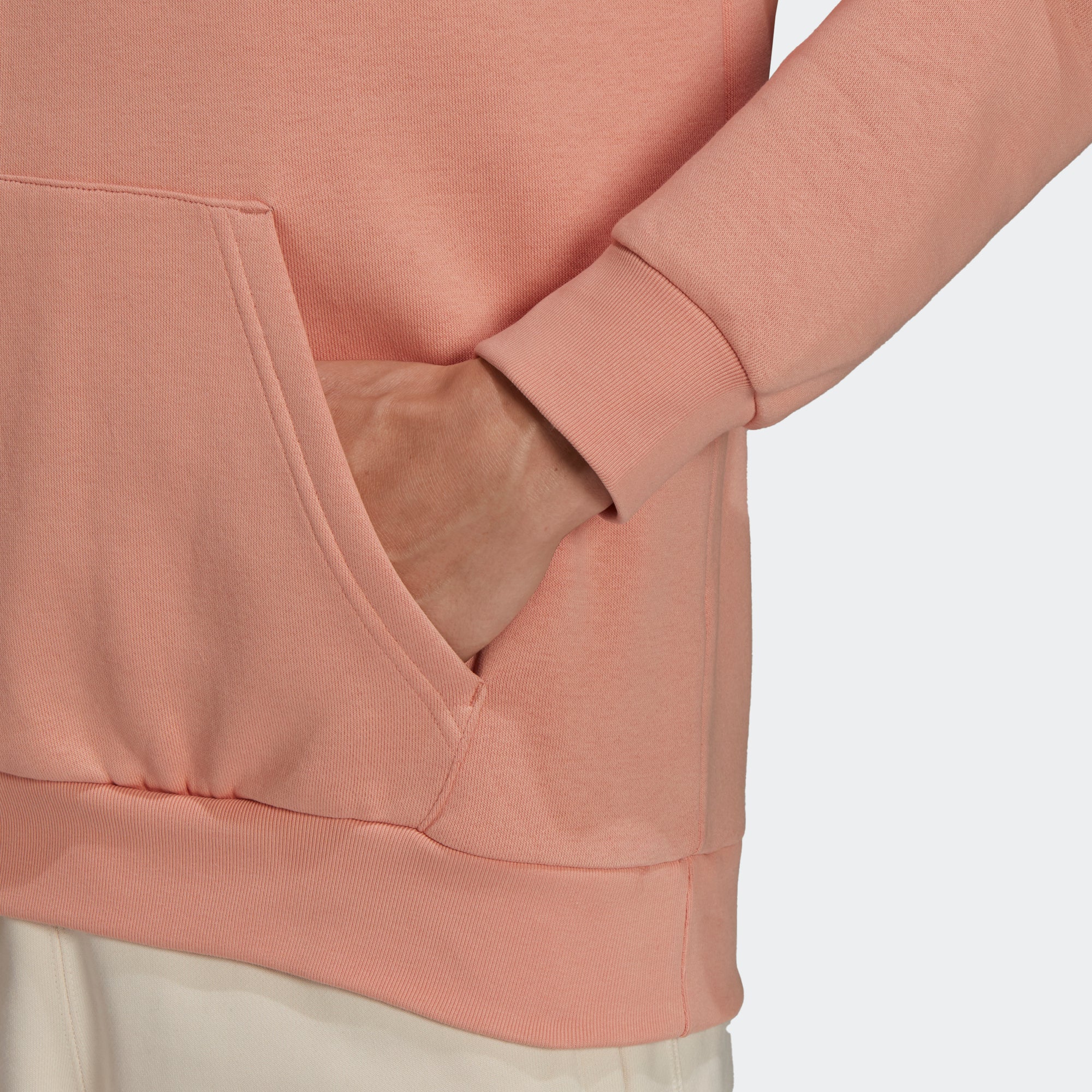 Men s adidas Originals Adicolor Essentials Trefoil Hoodie Ambient Blush