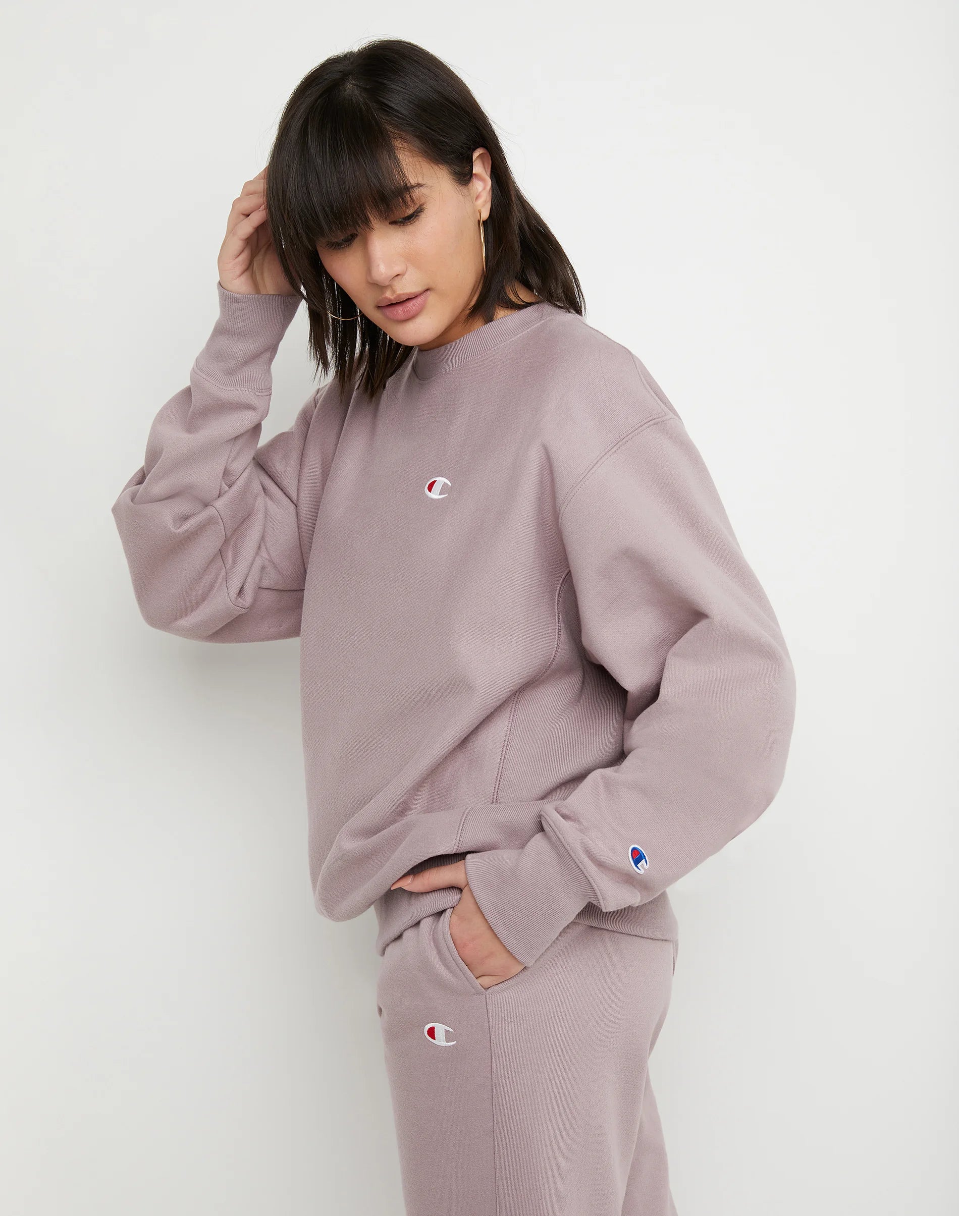 Champion RW Boyfriend Crew Vintage Mauve | Chicago City Sports