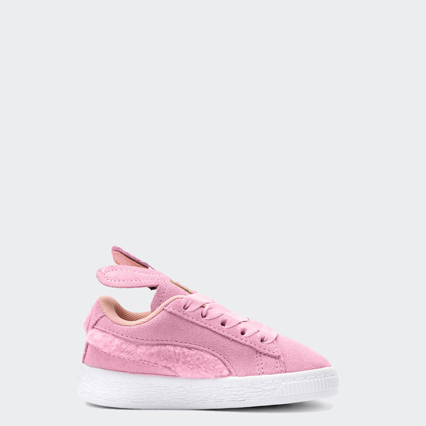 pale pink puma suede