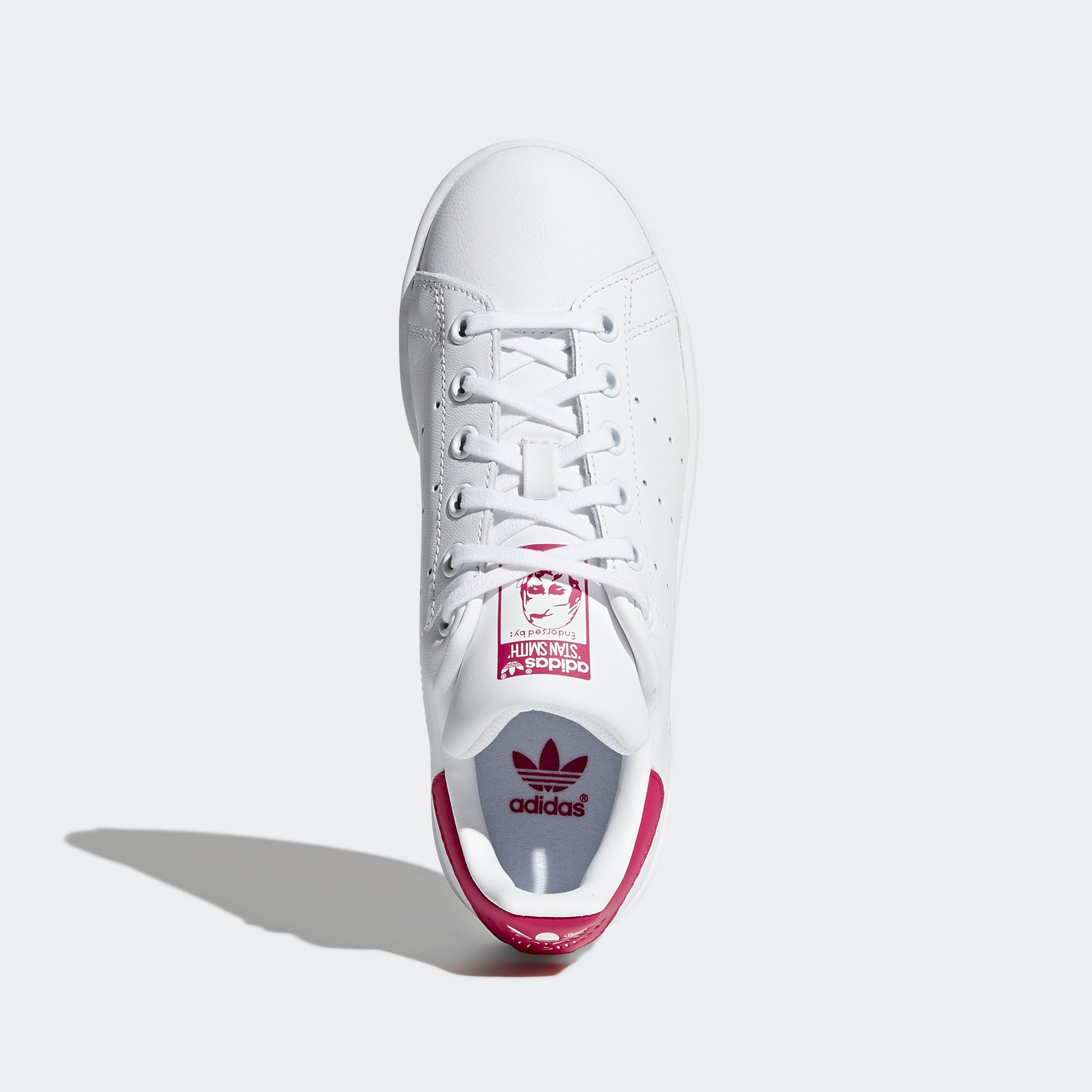 adidas Smith Shoes White Bold Pink B32703 Chicago Sports