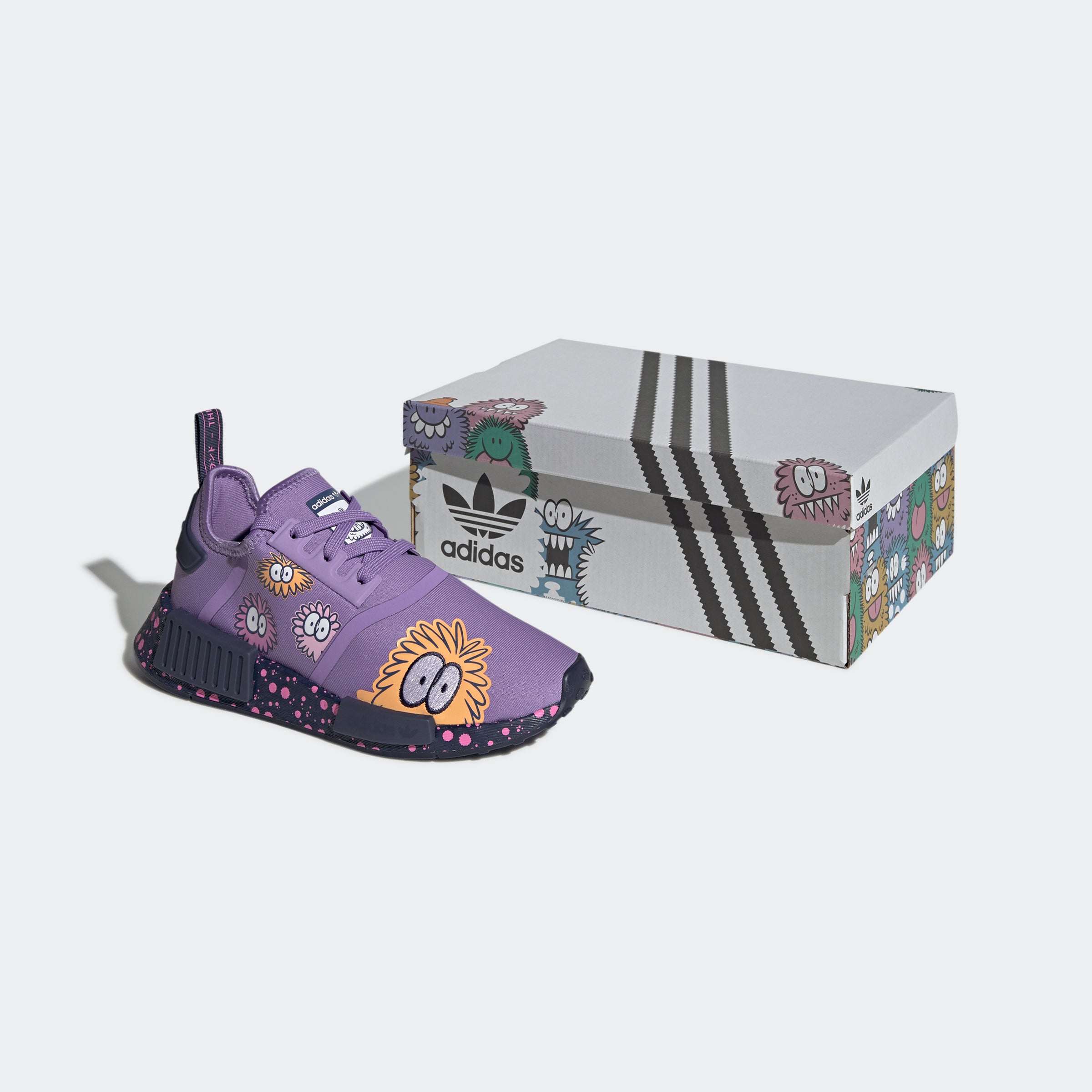 Big Kids adidas Originals x Kevin Lyons NMD_R1 Shoes