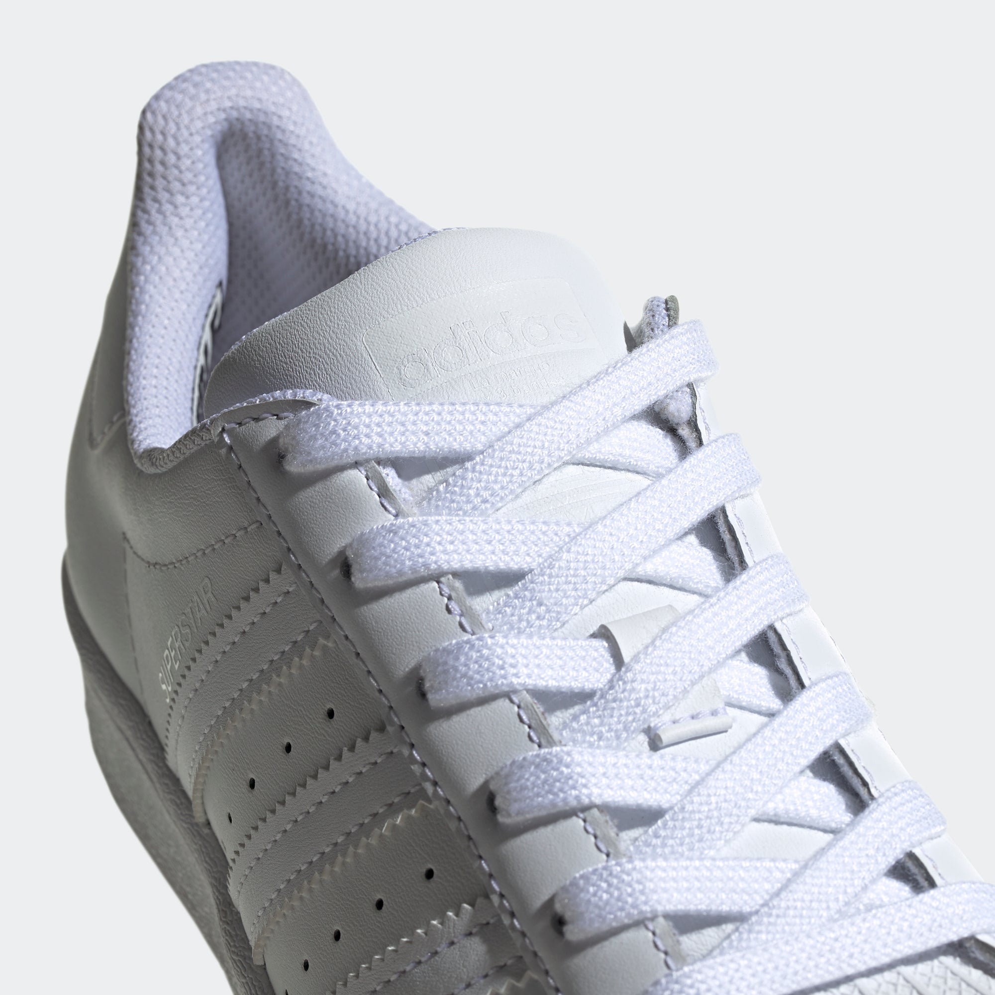 Kids' adidas Originals Superstar Shoes Triple White