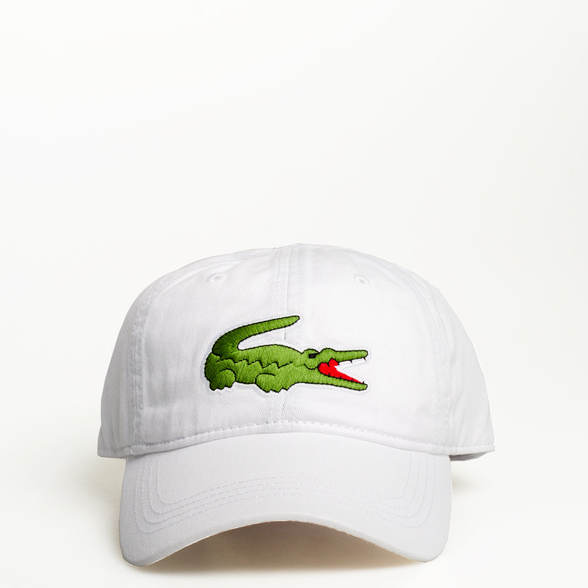 lacoste men's big croc gabardine cap