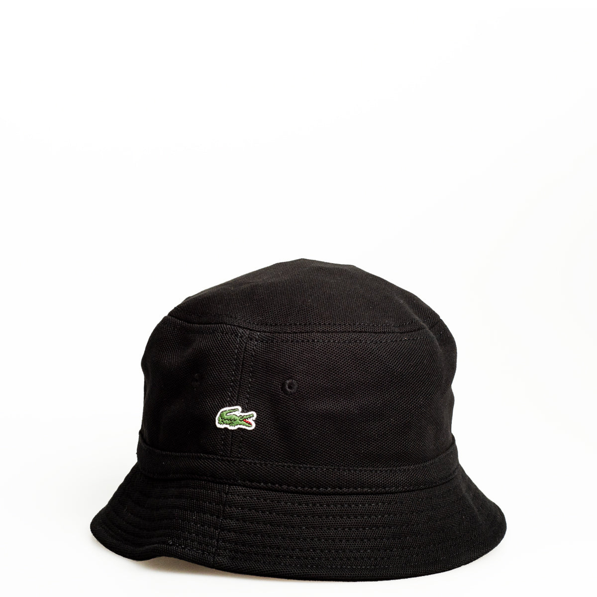 Lacoste Cotton Piqué Bucket Hat Black 