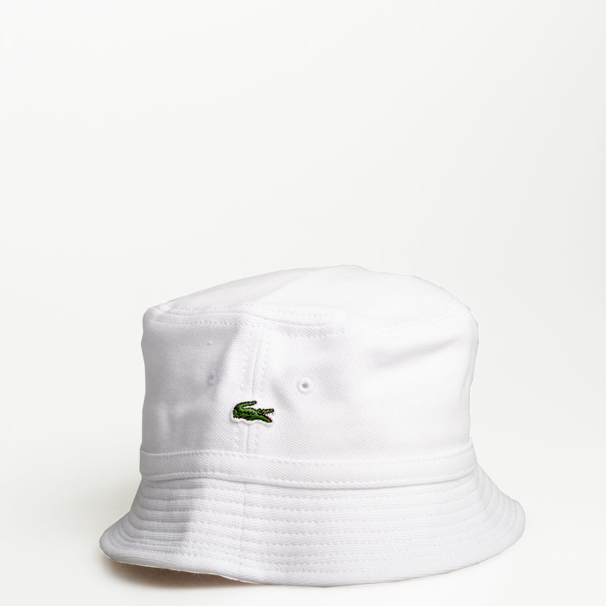 lacoste bucket hat white