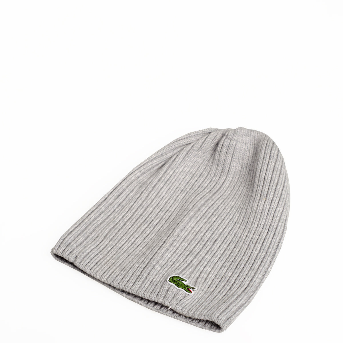 lacoste ribbed beanie