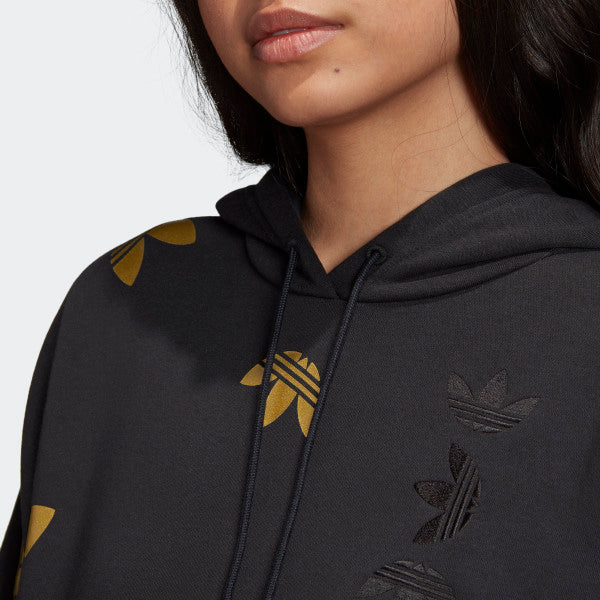 adidas hoodie gold logo